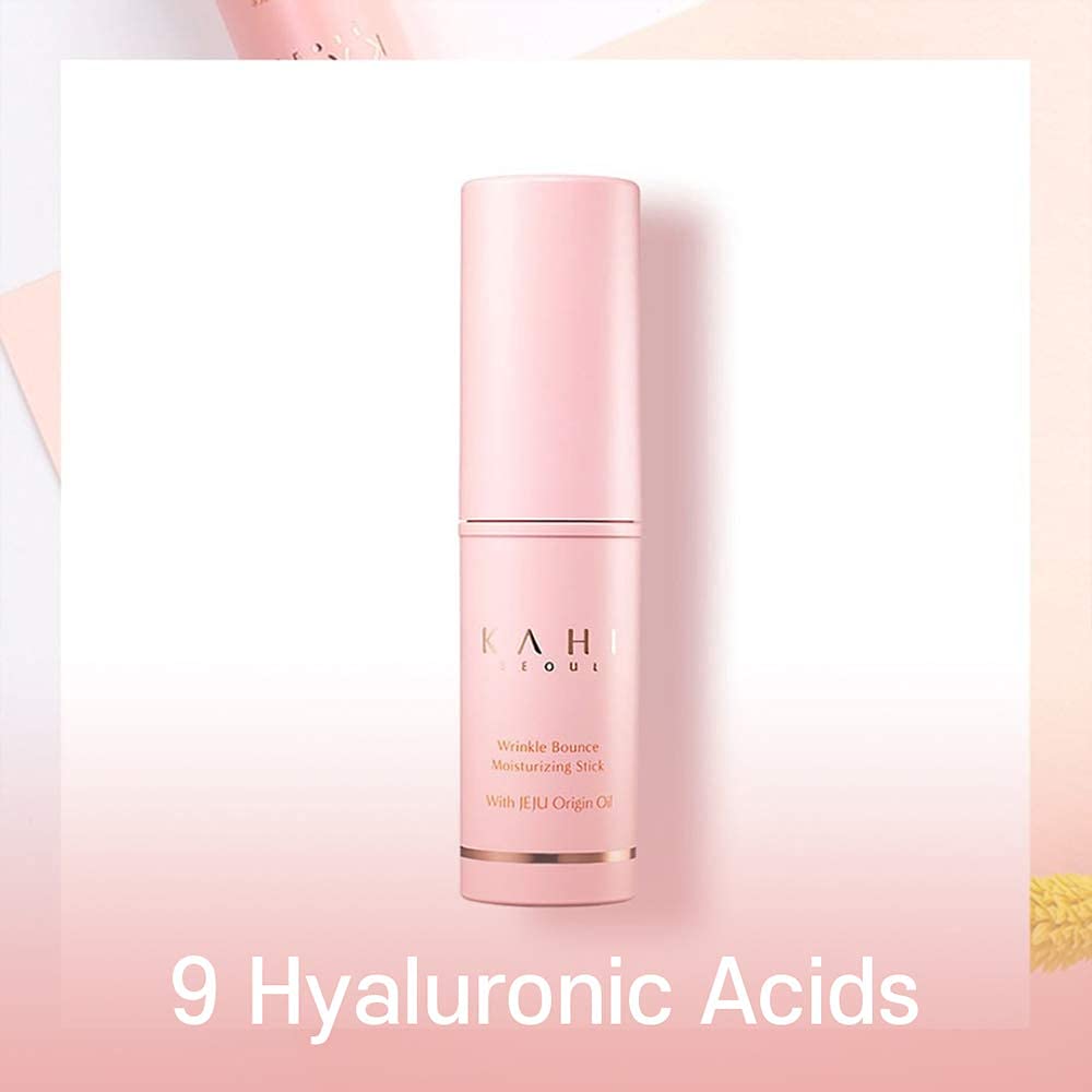KAHI Wrinkle Bounce Multi Balm Stick | PDRN Collagen Wrinkle Stick | Korean Skin Care |All-in-One Hydrating Lip Balm Eye Cream Neck Cream Make Up Base & Face Mist Moisture Balm