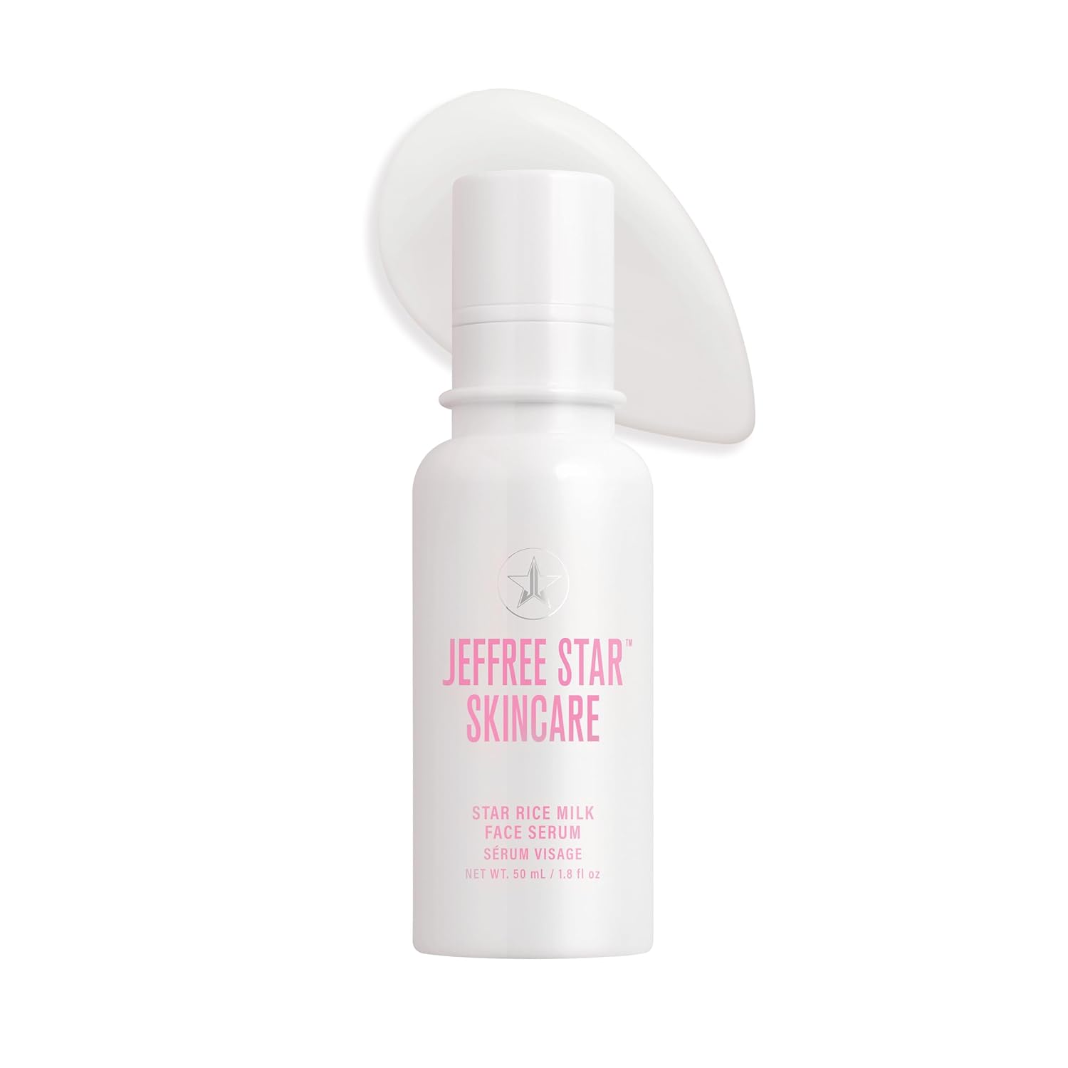 Jeffree Star Cosmetics Rice Milk Face Serum, Nourishing Skin Treatment with Hyaluronic Acid, 1.8 oz