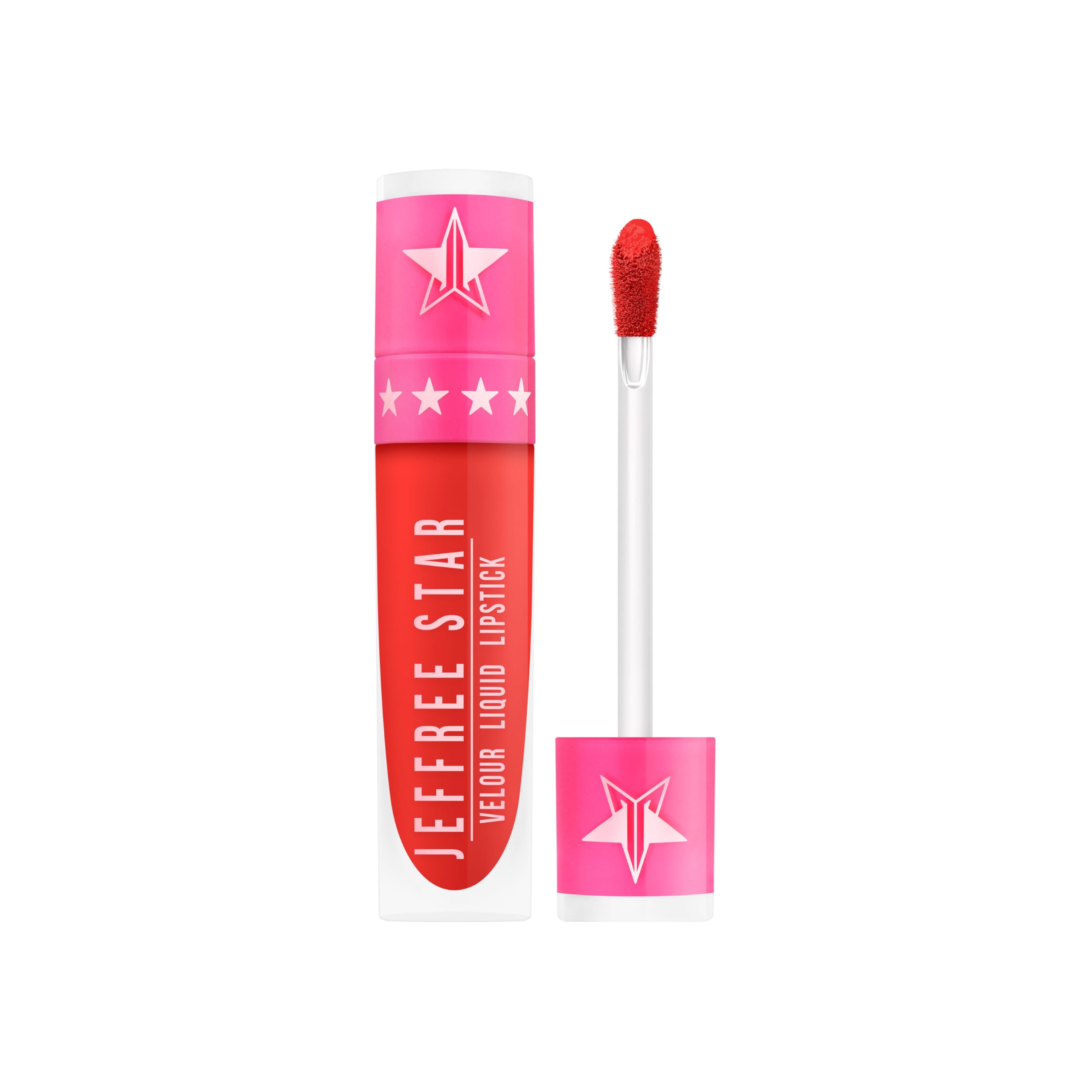Jeffree Star Cosmetics Velour Liquid Lipstick, 0.19 fl oz, Long-lasting Matte Finish (Redrum)