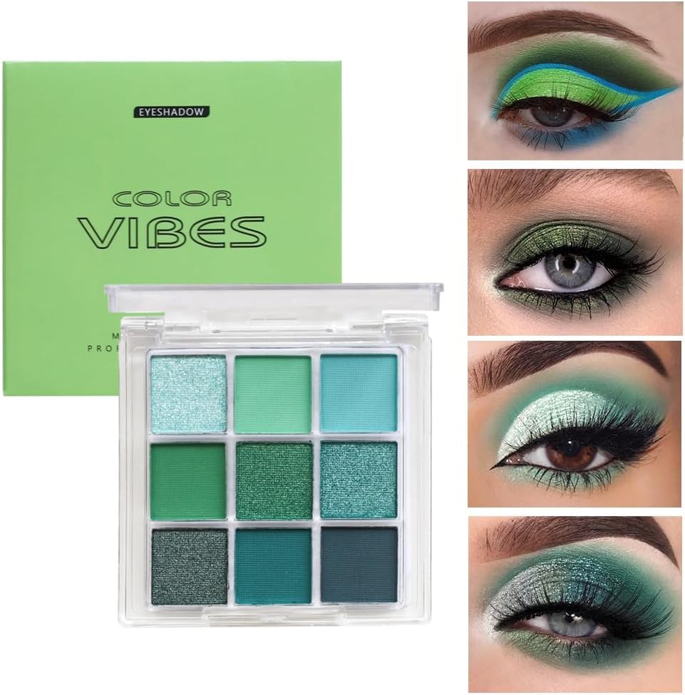 9 Color Brown Eyeshadow Palette - Rose Gold Dark Brown Bronze Naked Matte & Glitter Shades, Long-Lasting, Waterproof & Blendable, Natural Nude Eye Shadow Set sombras para ojos (Chocolate)