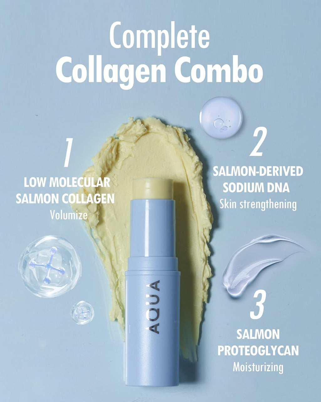 KAHI Wrinkle Bounce Multi Balm Stick | PDRN Collagen Wrinkle Stick | Korean Skin Care |All-in-One Hydrating Lip Balm Eye Cream Neck Cream Make Up Base & Face Mist Moisture Balm