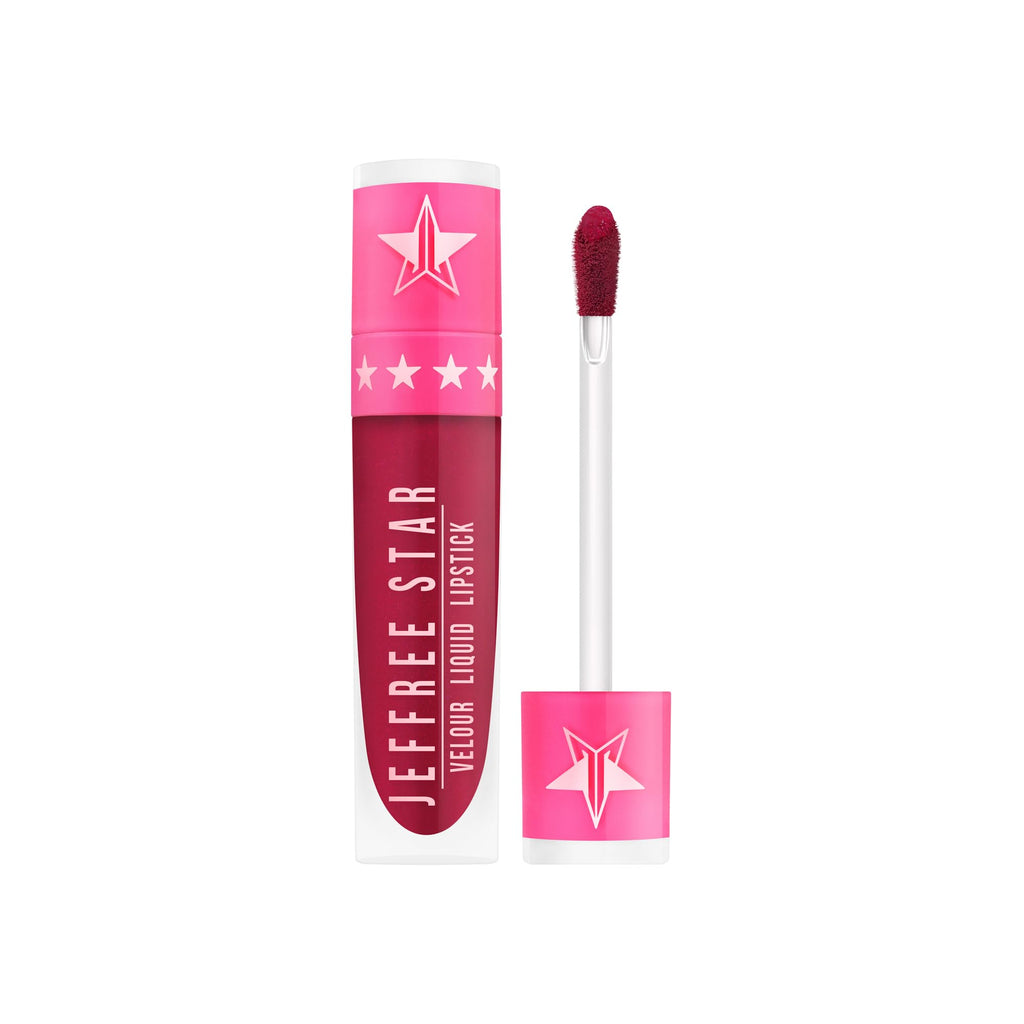 Jeffree Star Cosmetics Velour Liquid Lipstick, 0.19 fl oz, Long-lasting Matte Finish (Redrum)