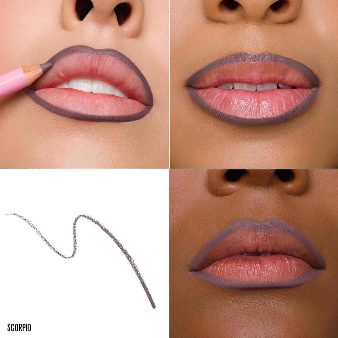 Jeffree Star Cosmetics Velour Lip Liner, 11 Shades, Creamy Formula, Satin Finish, Long-Lasting, Peptide Complex, Mineral Oil-Free, Vegan & Cruelty-Free (Celbrity Skin)