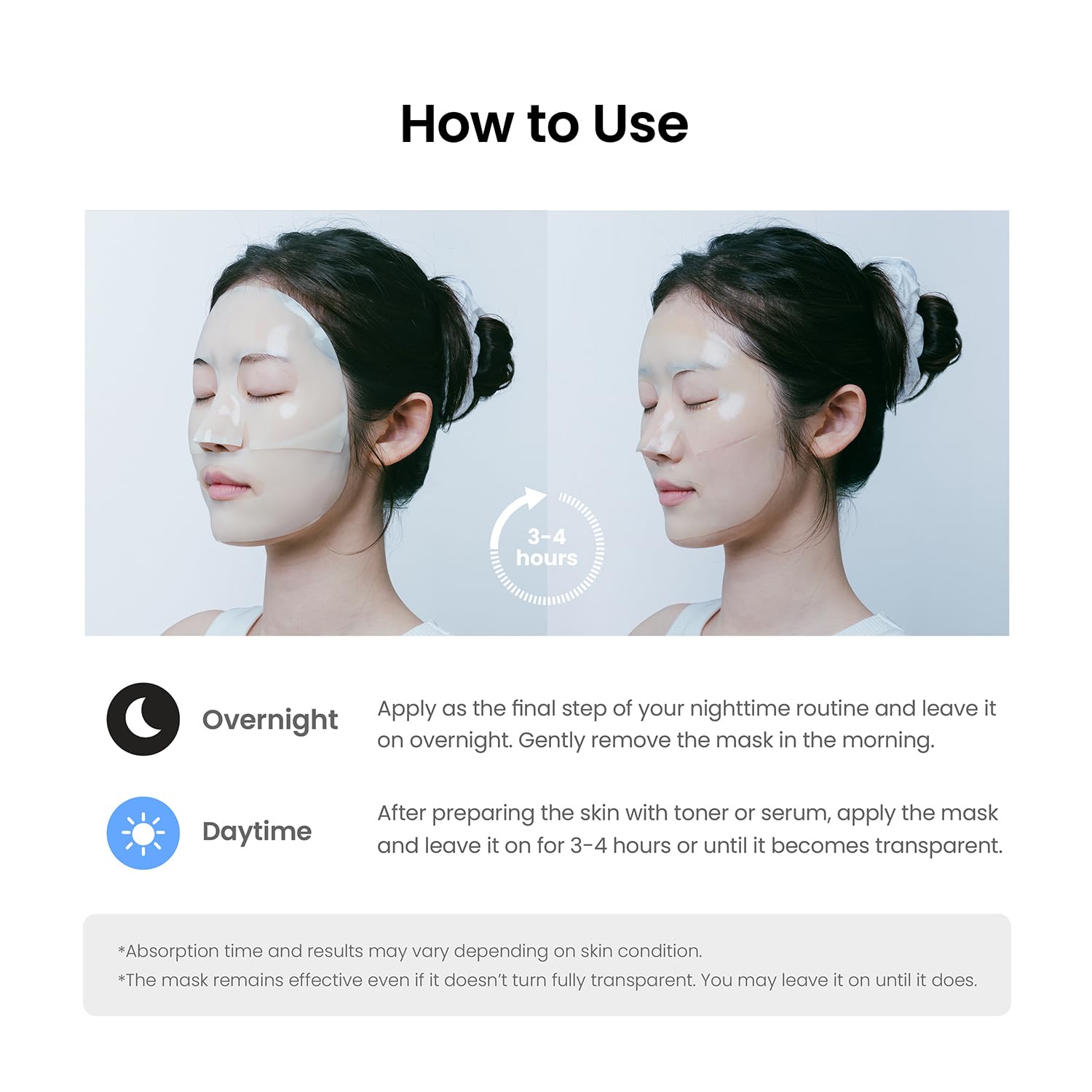 caraseoul Glowganic Pro Collagen Face Mask, Hydrogel Korean Face Mask with Niacinamide & Adenosin, Radiance Boost, Hydrating Overnight Sleep Mask, Vegan, Korean Skin Care [1.19oz (34g) x 4ea]