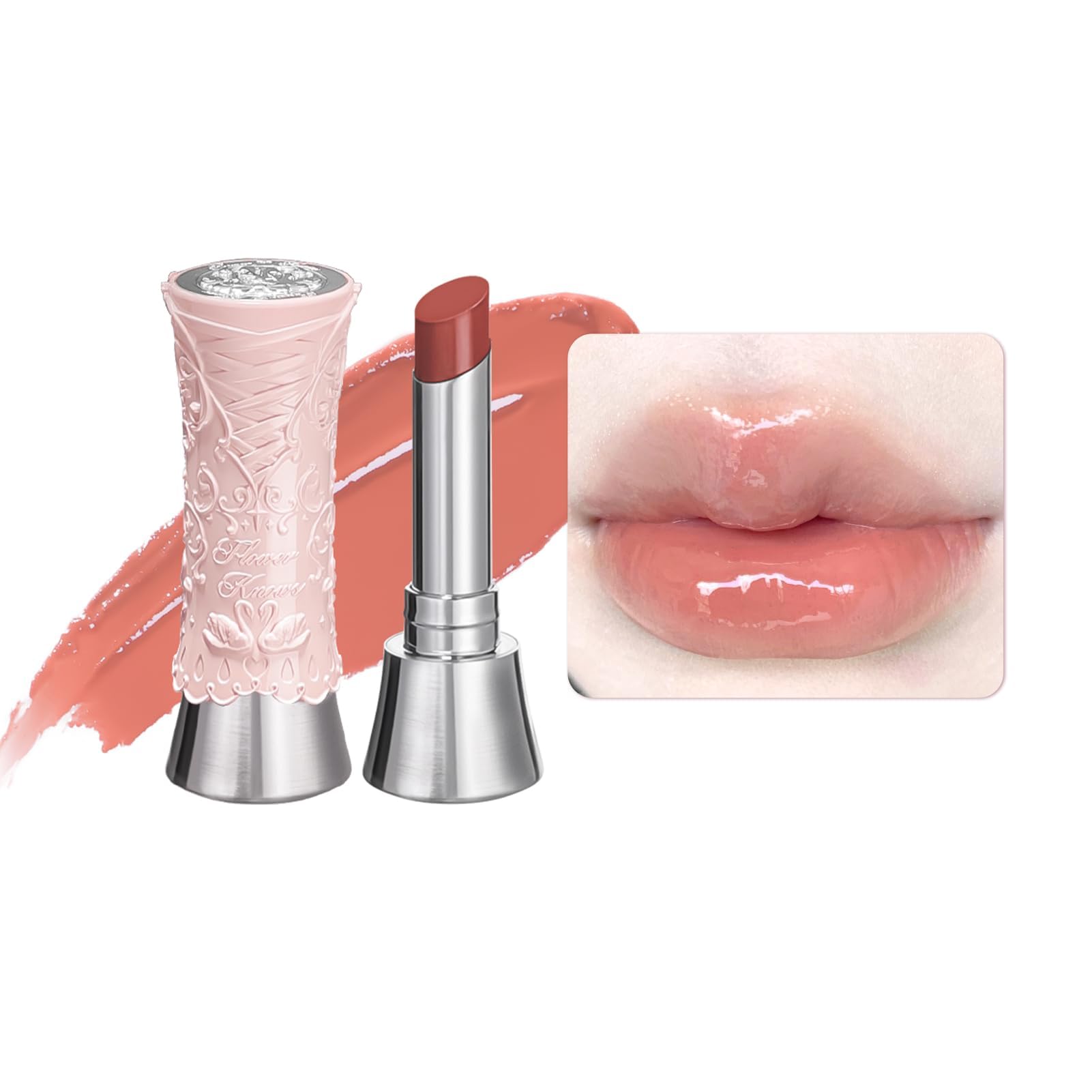 Flower Knows Swan Ballet Shine Lipstick