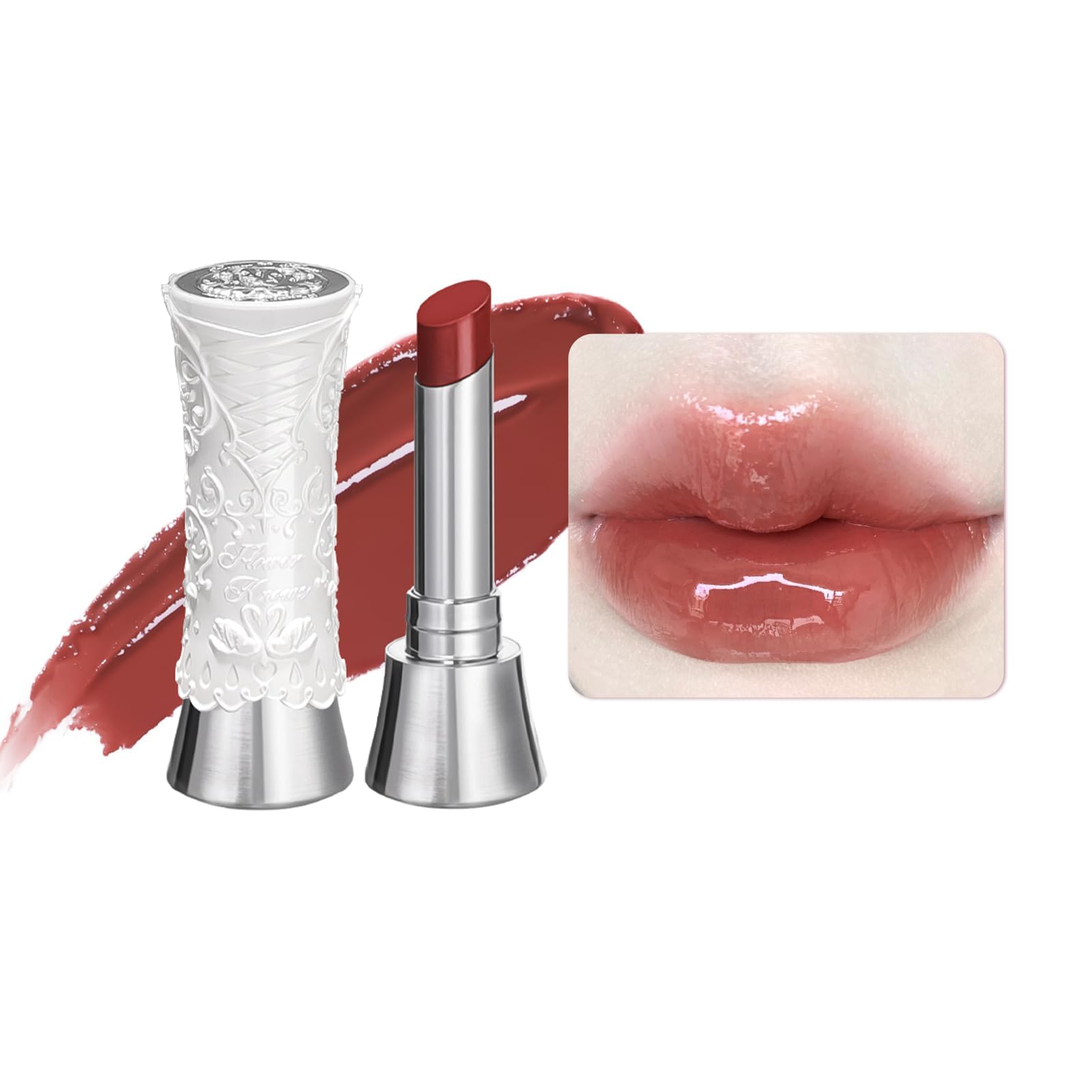 Flower Knows Swan Ballet Shine Lipstick