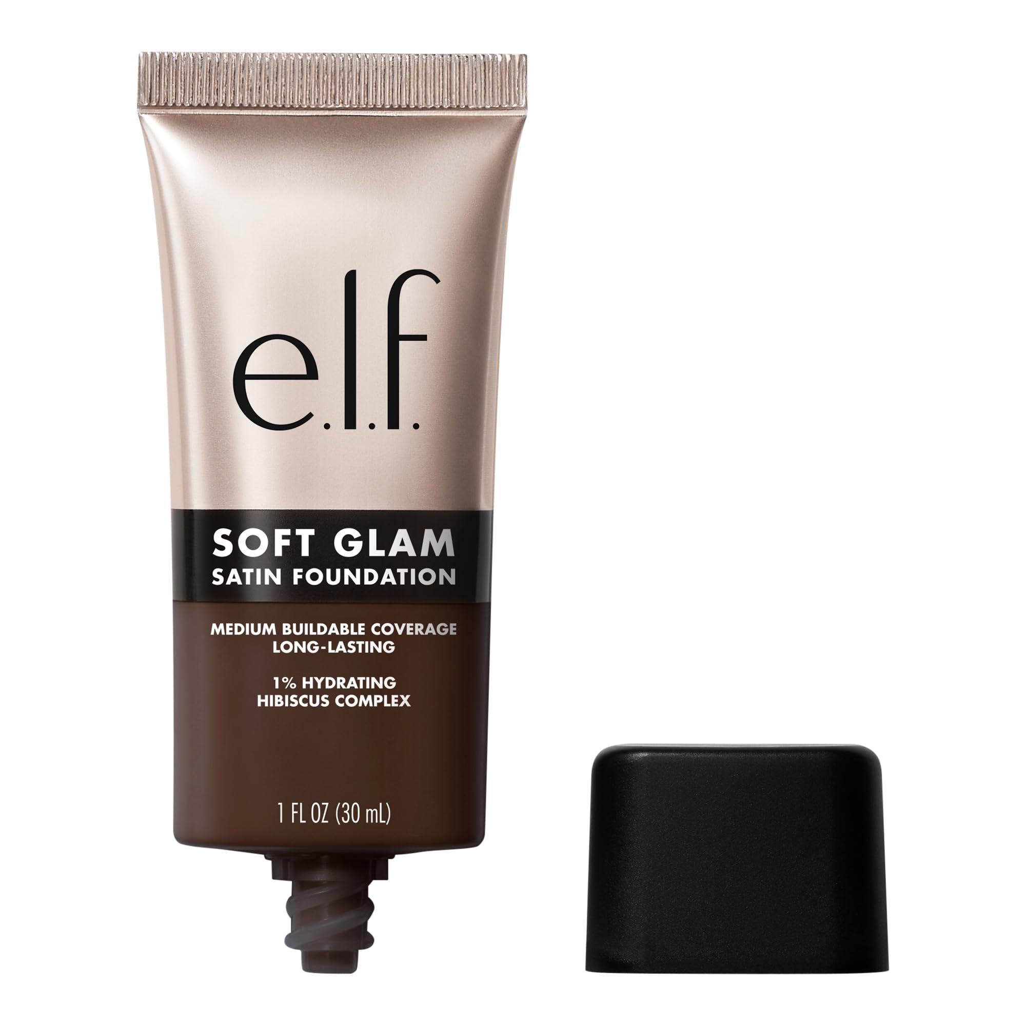 e.l.f. Soft Glam Foundation, Medium Coverage, Long-Lasting & Buildable Foundation For A Smooth, Satin Finish, Vegan & Cruelty-Free, 21 Light Neutral