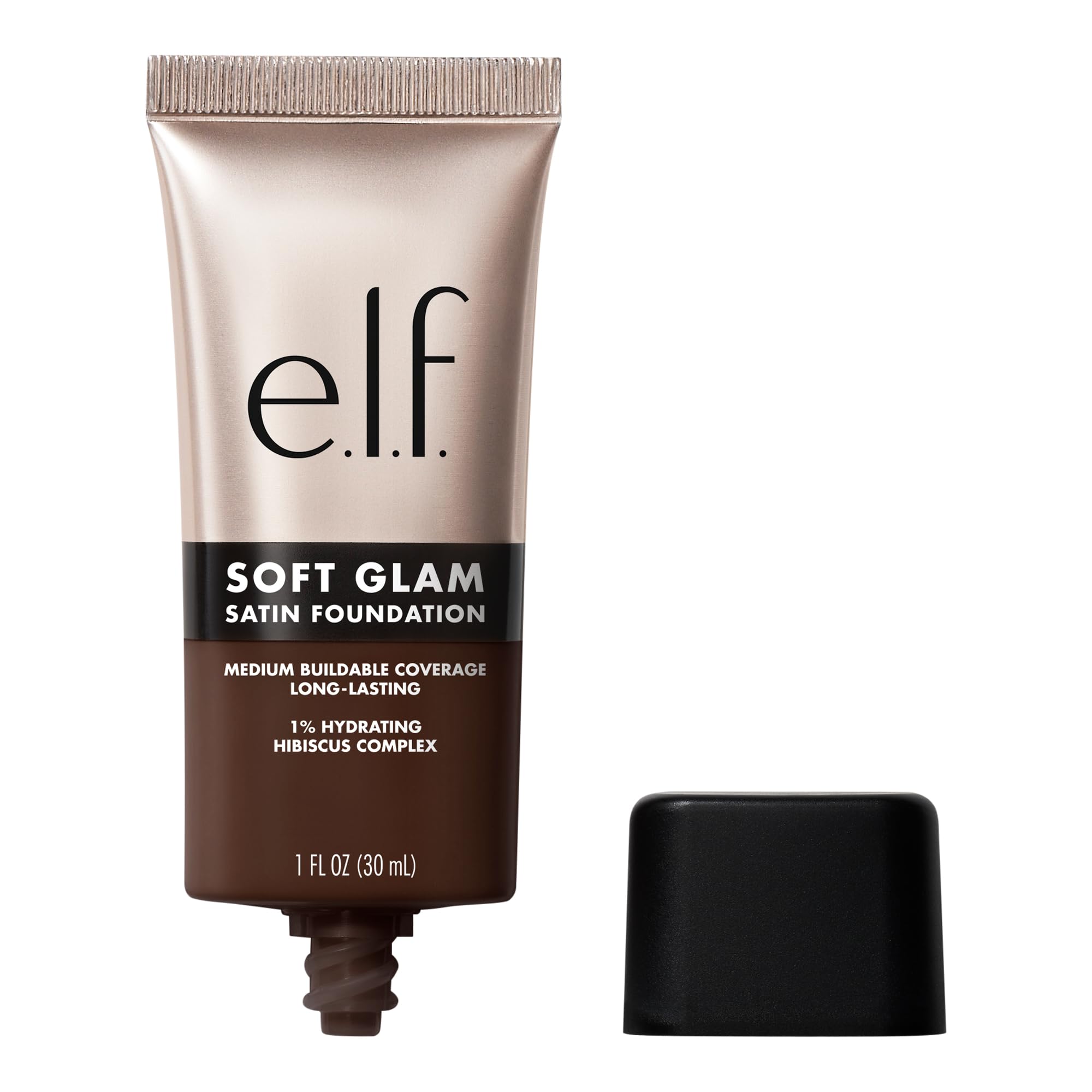 e.l.f. Soft Glam Foundation, Medium Coverage, Long-Lasting & Buildable Foundation For A Smooth, Satin Finish, Vegan & Cruelty-Free, 21 Light Neutral