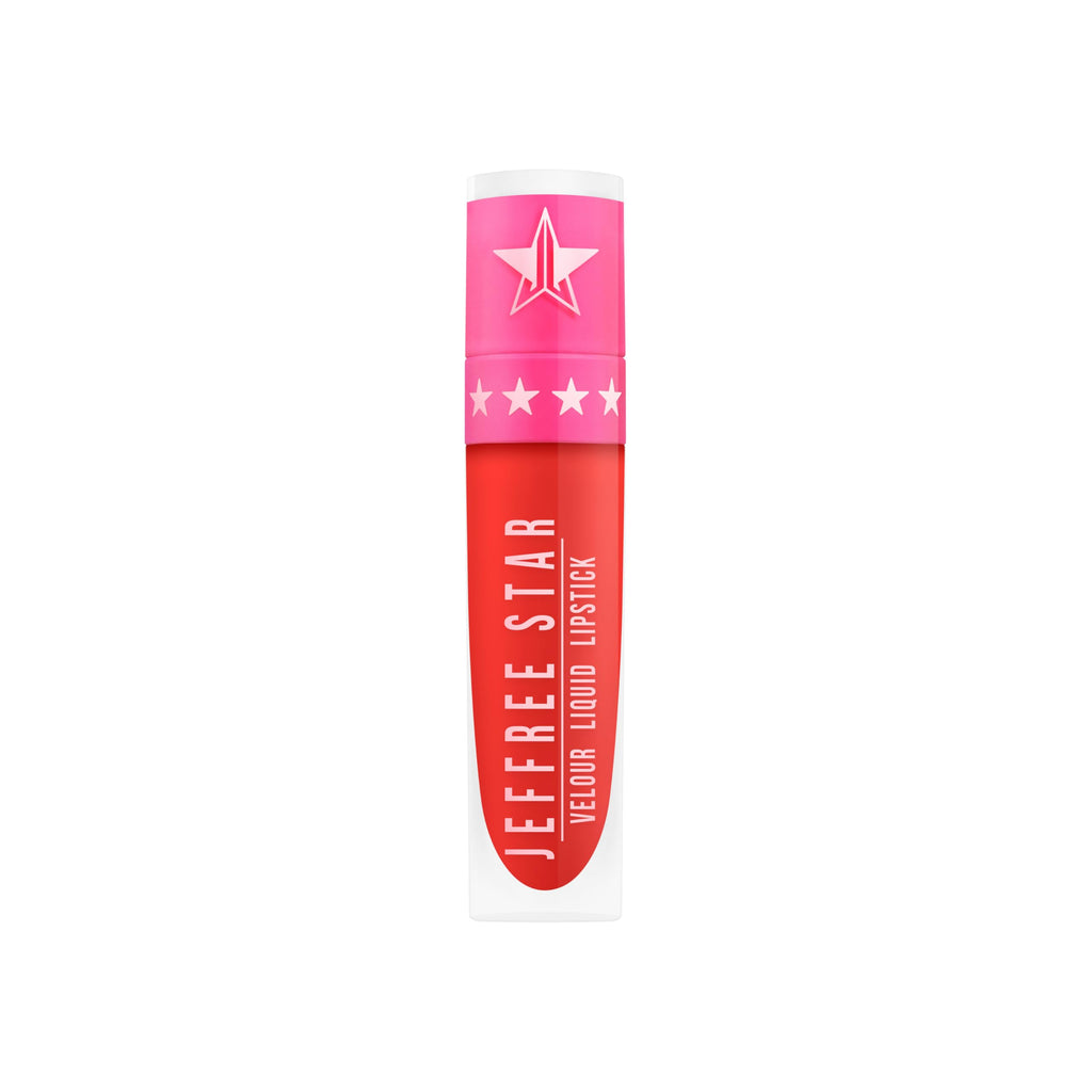 Jeffree Star Cosmetics Velour Liquid Lipstick, 0.19 fl oz, Long-lasting Matte Finish (Redrum)