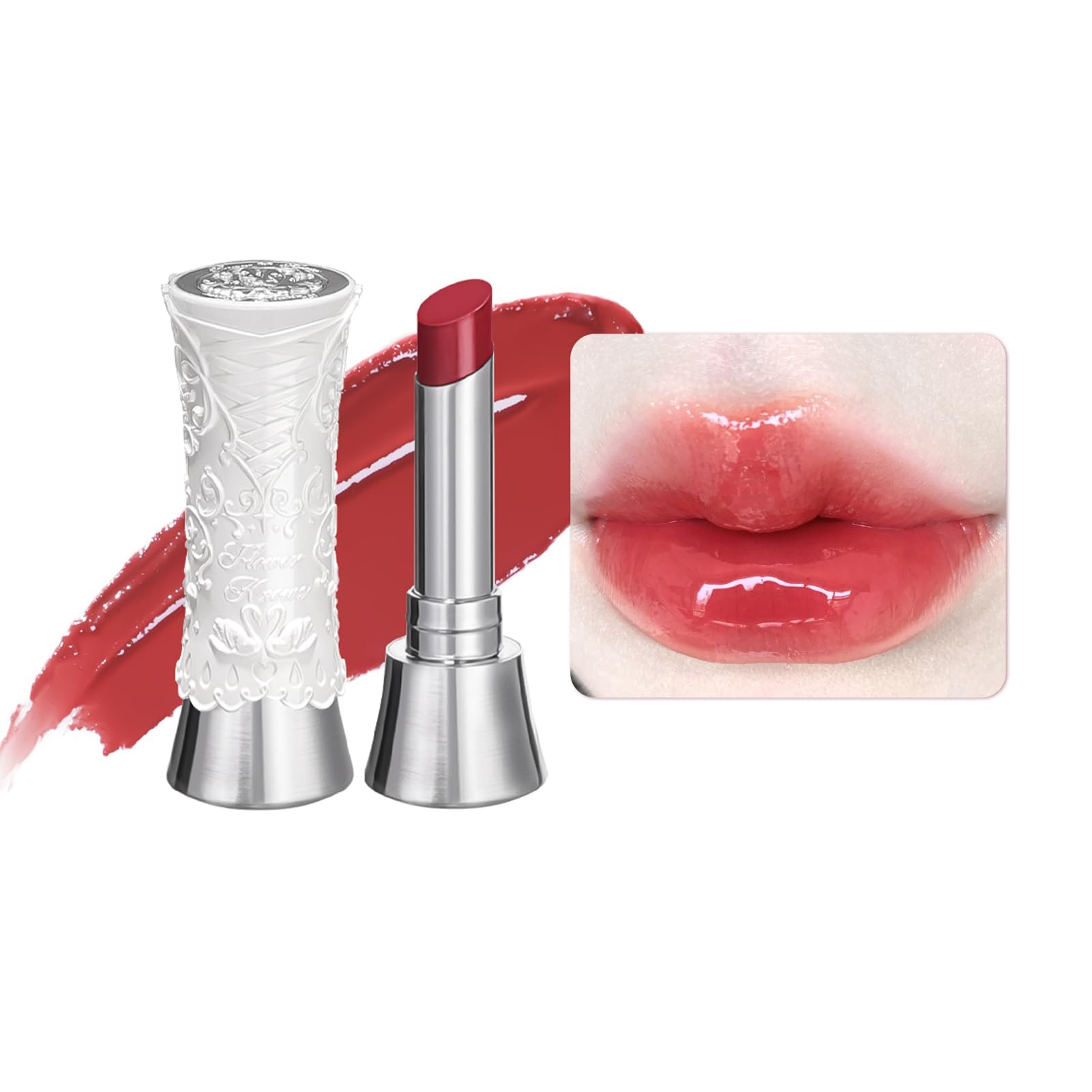 Flower Knows Swan Ballet Shine Lipstick