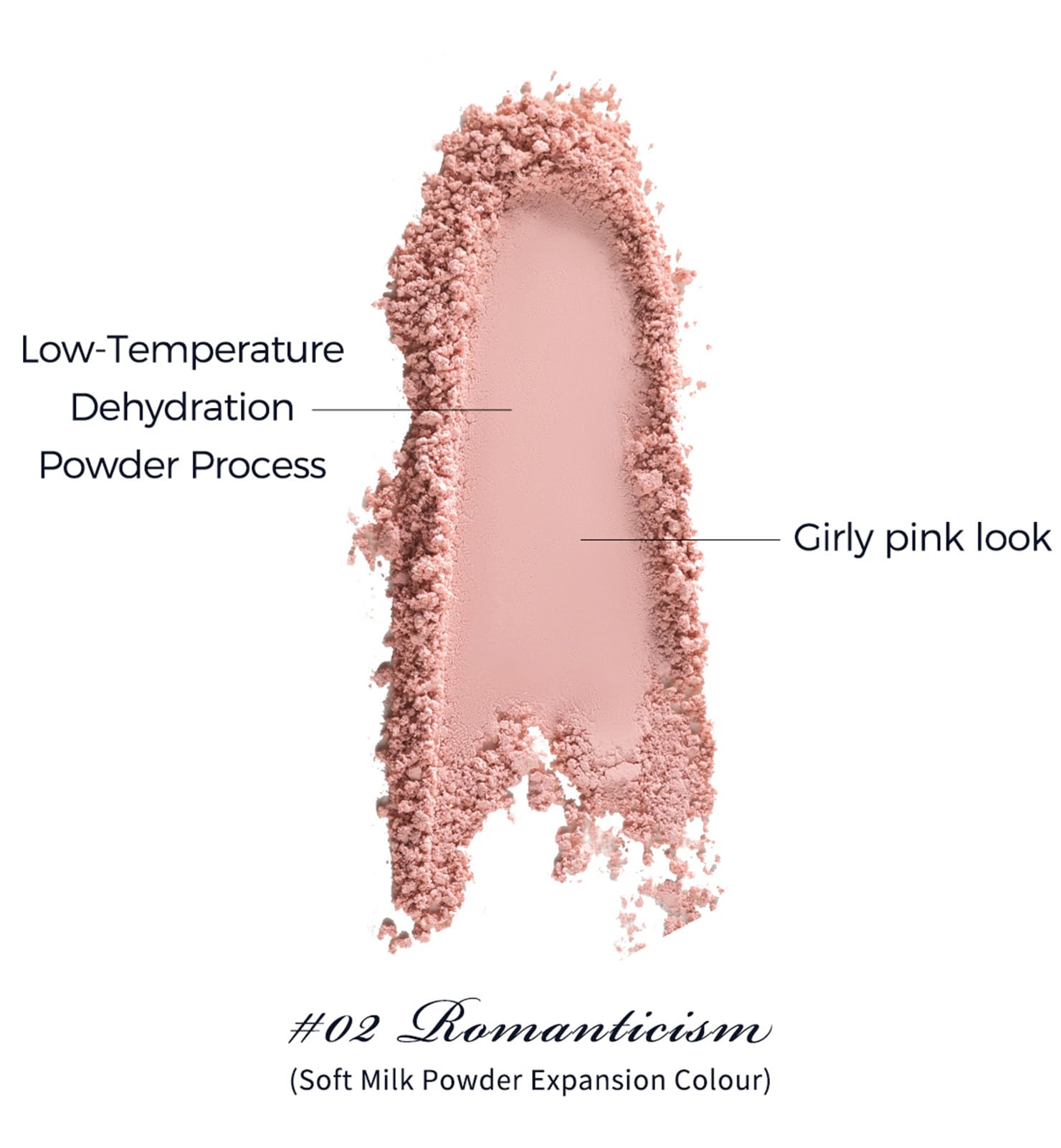 Flower Knows Swan Ballet Embossed Blush