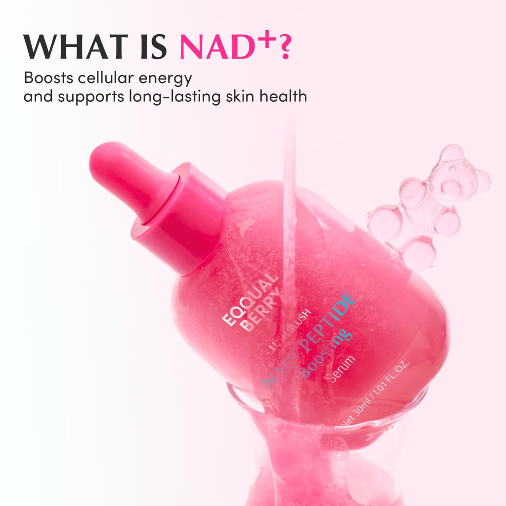 EQQUALBERRY NAD+ Peptide Boosting Smoothie Serum – Anti-Aging Korean Skin Care
