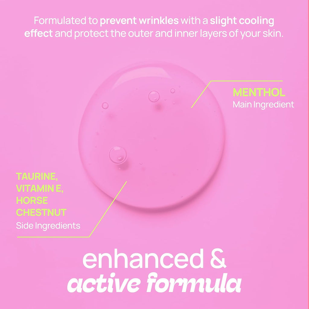 Under Eye Patches 12 Pairs of Themed Hydrogel Eye Gel Pads - For Puffy Eyes and Dark Circles, Under Eye Bags, Wrinkles - Hungover Set with Menthol & Taurine