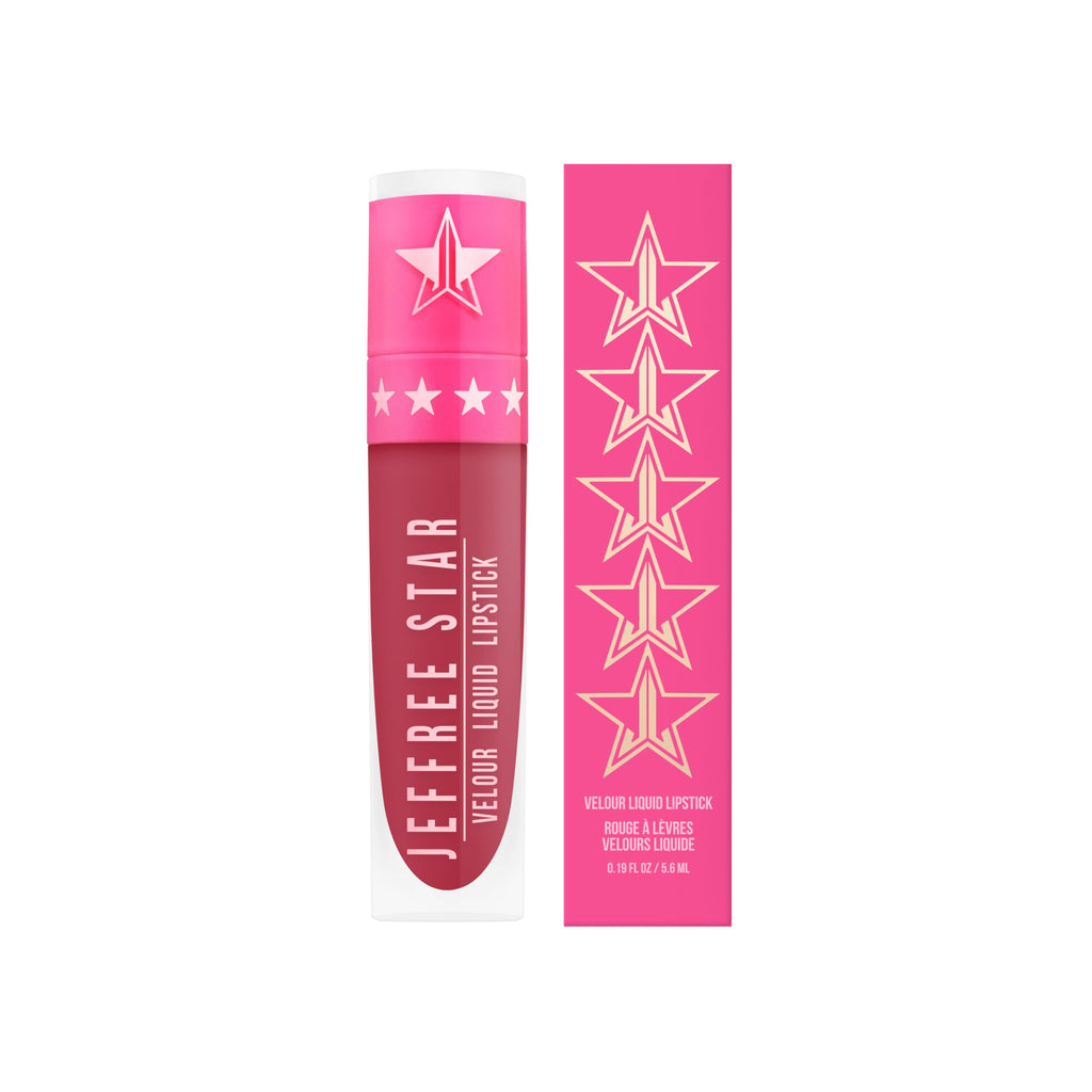 Jeffree Star Cosmetics Velour Liquid Lipstick, 0.19 fl oz, Long-lasting Matte Finish (Redrum)