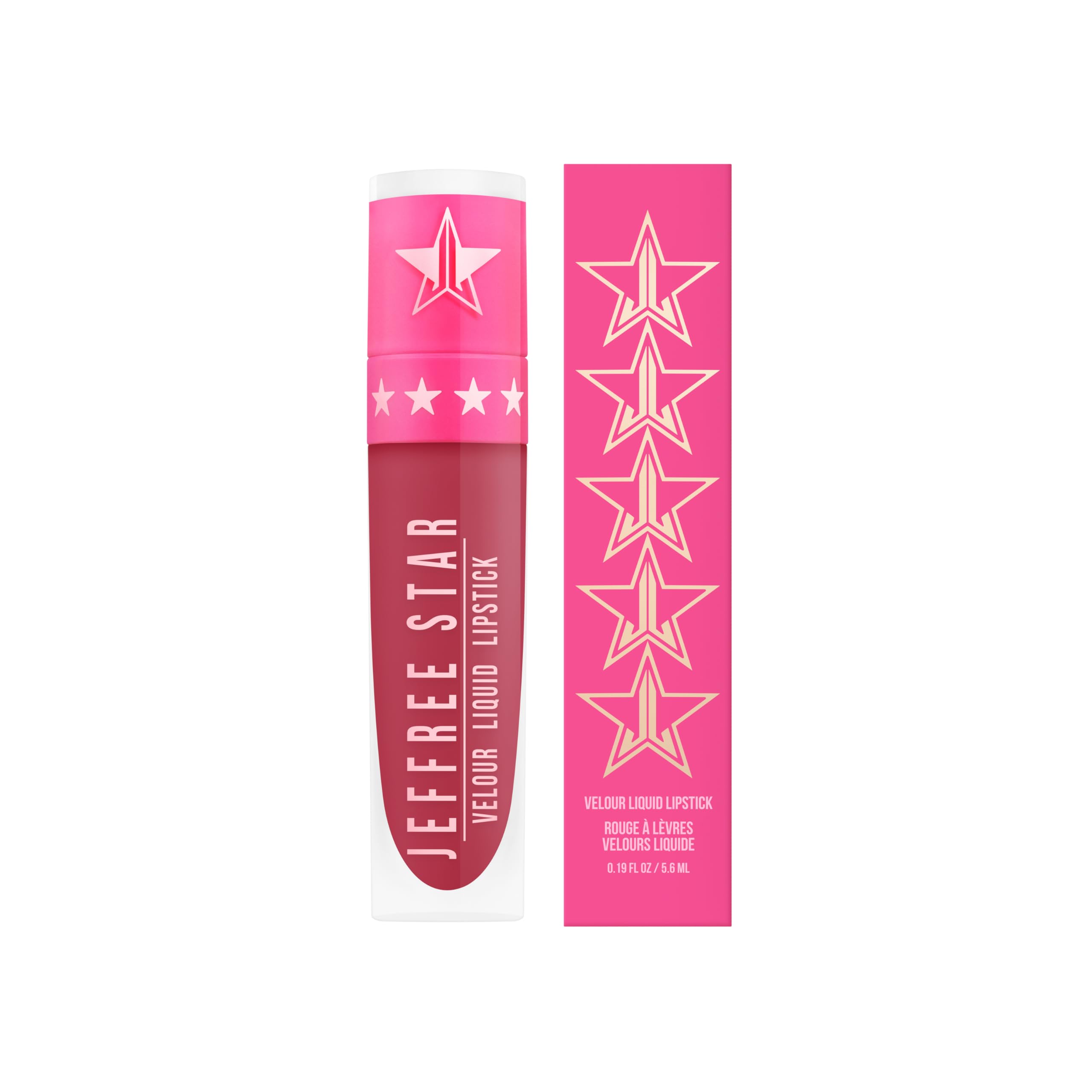 Jeffree Star Cosmetics Velour Liquid Lipstick, 0.19 fl oz, Long-lasting Matte Finish (Redrum)