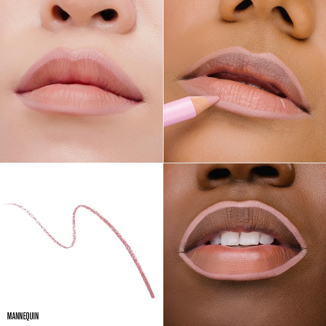 Jeffree Star Cosmetics Velour Lip Liner, 11 Shades, Creamy Formula, Satin Finish, Long-Lasting, Peptide Complex, Mineral Oil-Free, Vegan & Cruelty-Free (Celbrity Skin)