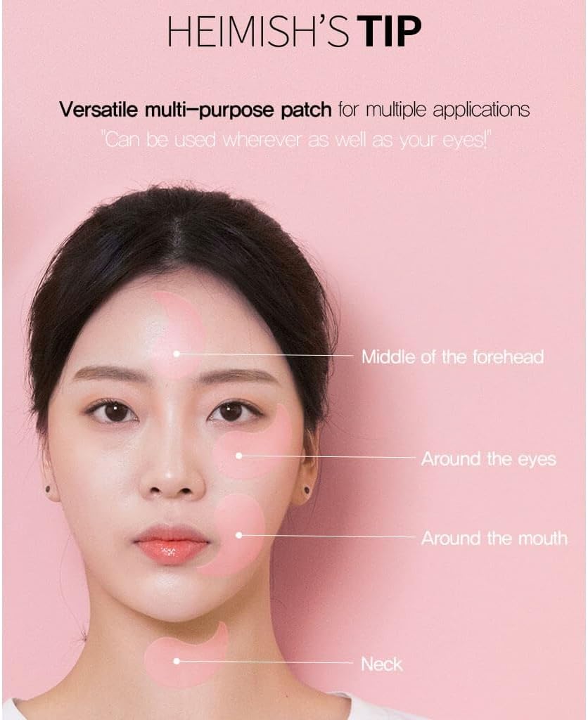 Heimish Bulgarian Rose Water Hydrogel Eye Patch – 60 Under Eye Gel Patches for Brightening, Hydration & Anti-Aging – Niacinamide, Adenosine, Korean Skincare