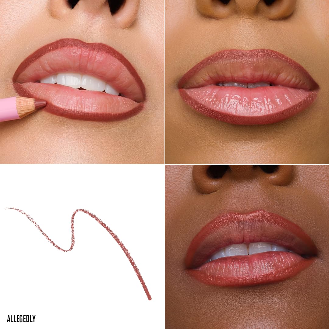 Jeffree Star Cosmetics Velour Lip Liner, 11 Shades, Creamy Formula, Satin Finish, Long-Lasting, Peptide Complex, Mineral Oil-Free, Vegan & Cruelty-Free (Celbrity Skin)