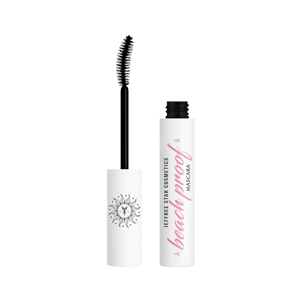 Jeffree Star Cosmetics BeachProof Mascara, Water-Resistant, Curling and Lengthening, Black, 0.2 fl oz