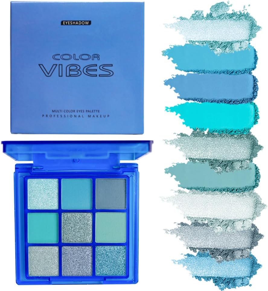 9 Color Brown Eyeshadow Palette - Rose Gold Dark Brown Bronze Naked Matte & Glitter Shades, Long-Lasting, Waterproof & Blendable, Natural Nude Eye Shadow Set sombras para ojos (Chocolate)