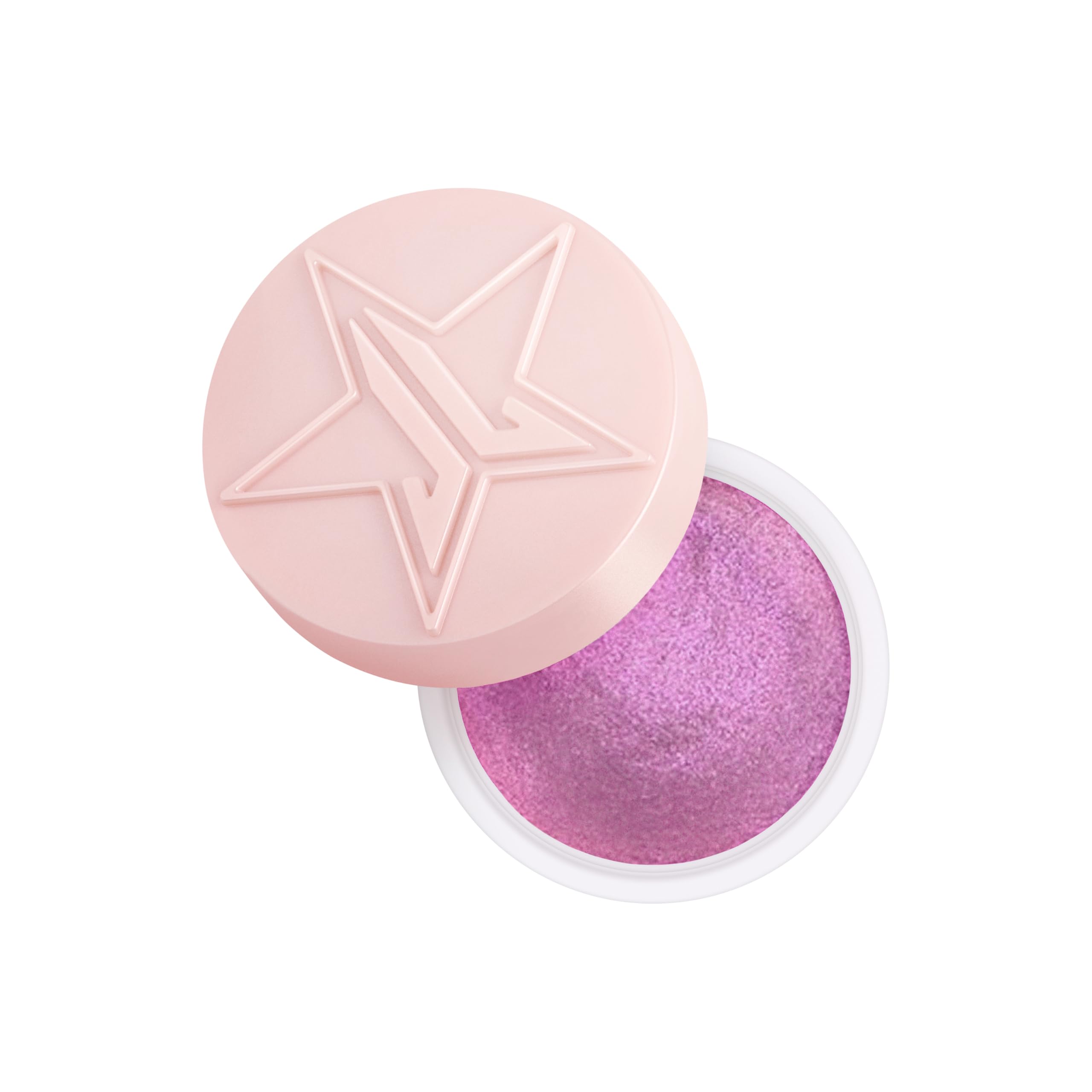 Jeffree Star Cosmetics Eye Gloss Powder, Wet-Powder Eyeshadow, High-Intensity Glass Effect, Brilliant Pearls, 0.16 oz, 4 Colors (Blunt of Diamonds)
