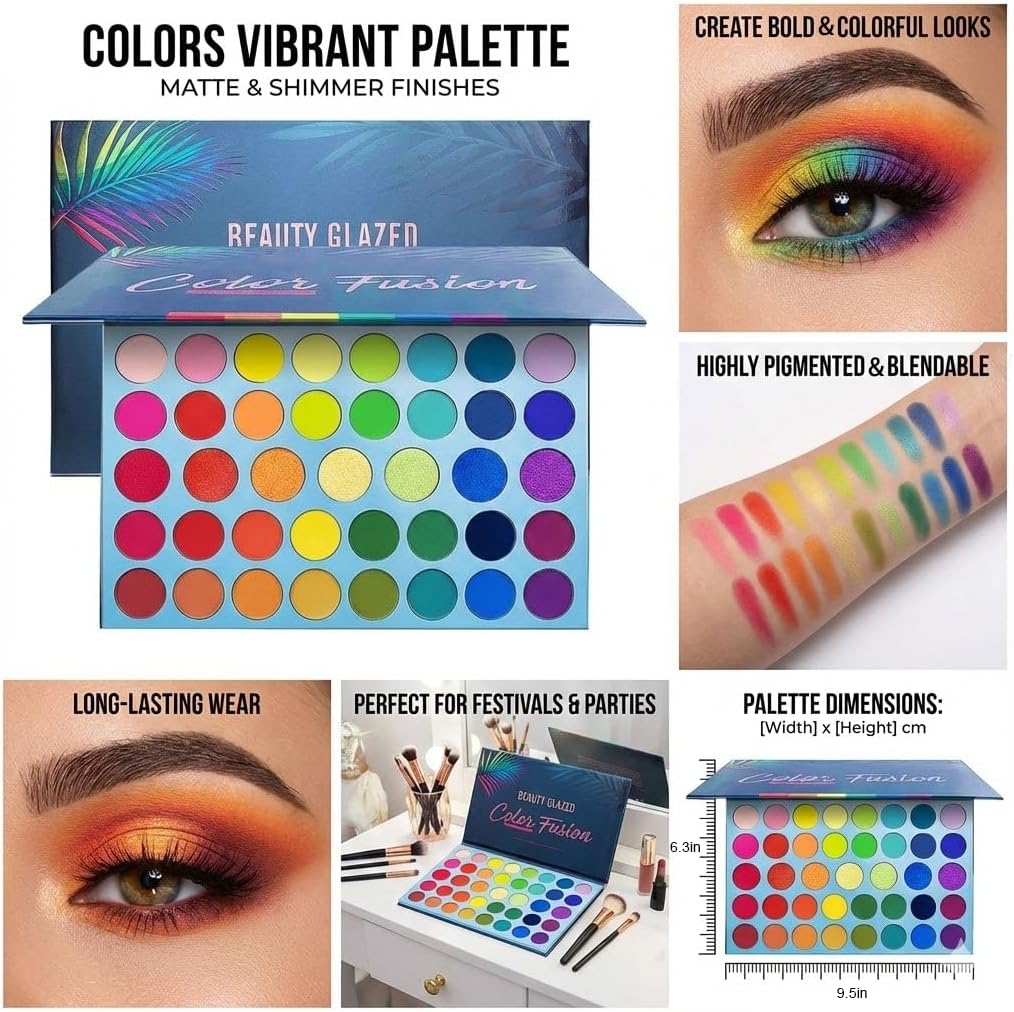 39 Color Rainbow Eyeshadow Palette