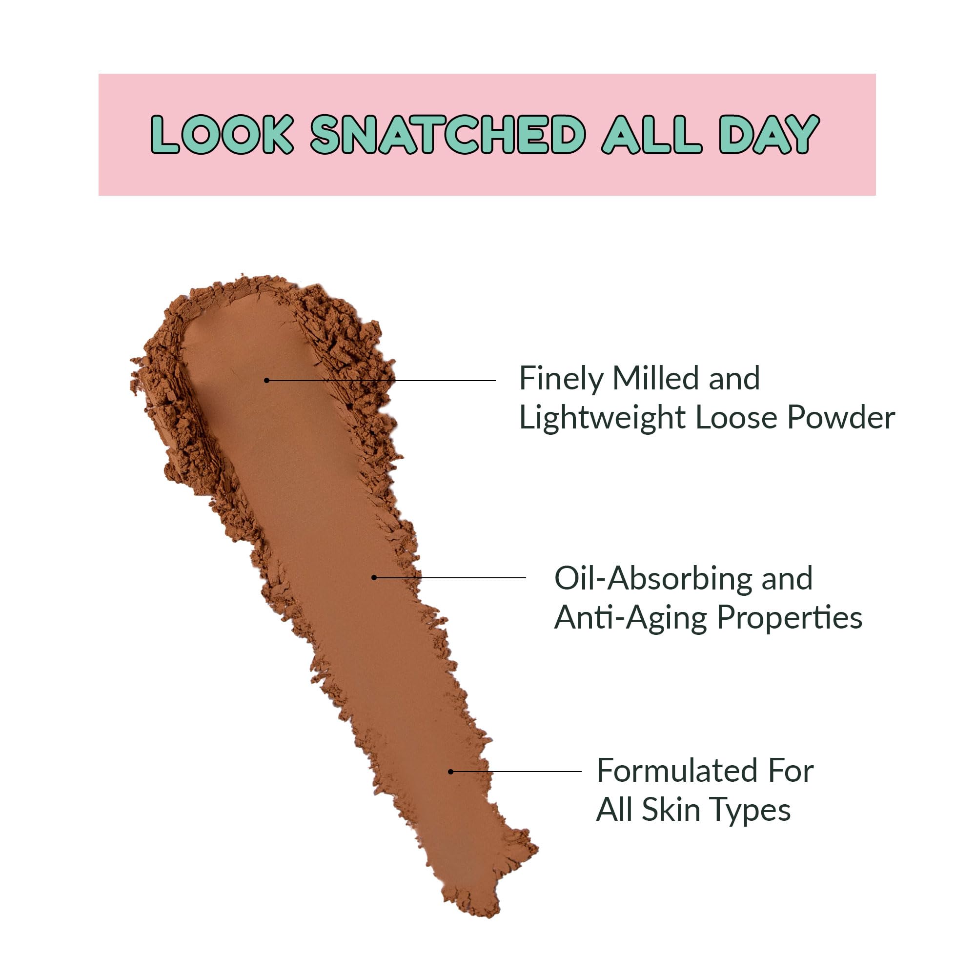 Kimchi Chic Beauty Puff Puff Pass Set and Bake Setting Powder for Makeup, Extra Fluffy Loose Face Powder Poof, Soft Natural Face Makeup for Uneven Skin Tone, 03 Translucent