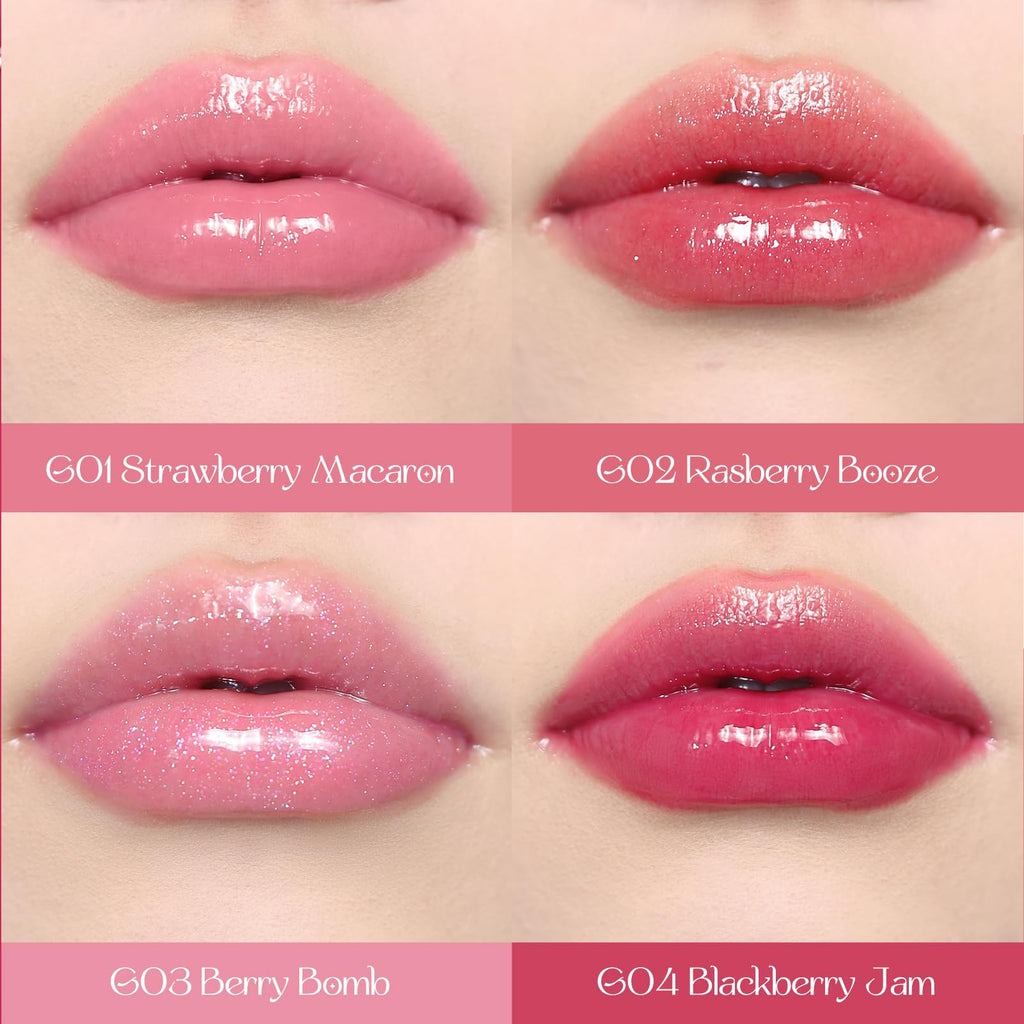 Flower Knows Violet Strawberry Rococo Glowy Lip Gloss