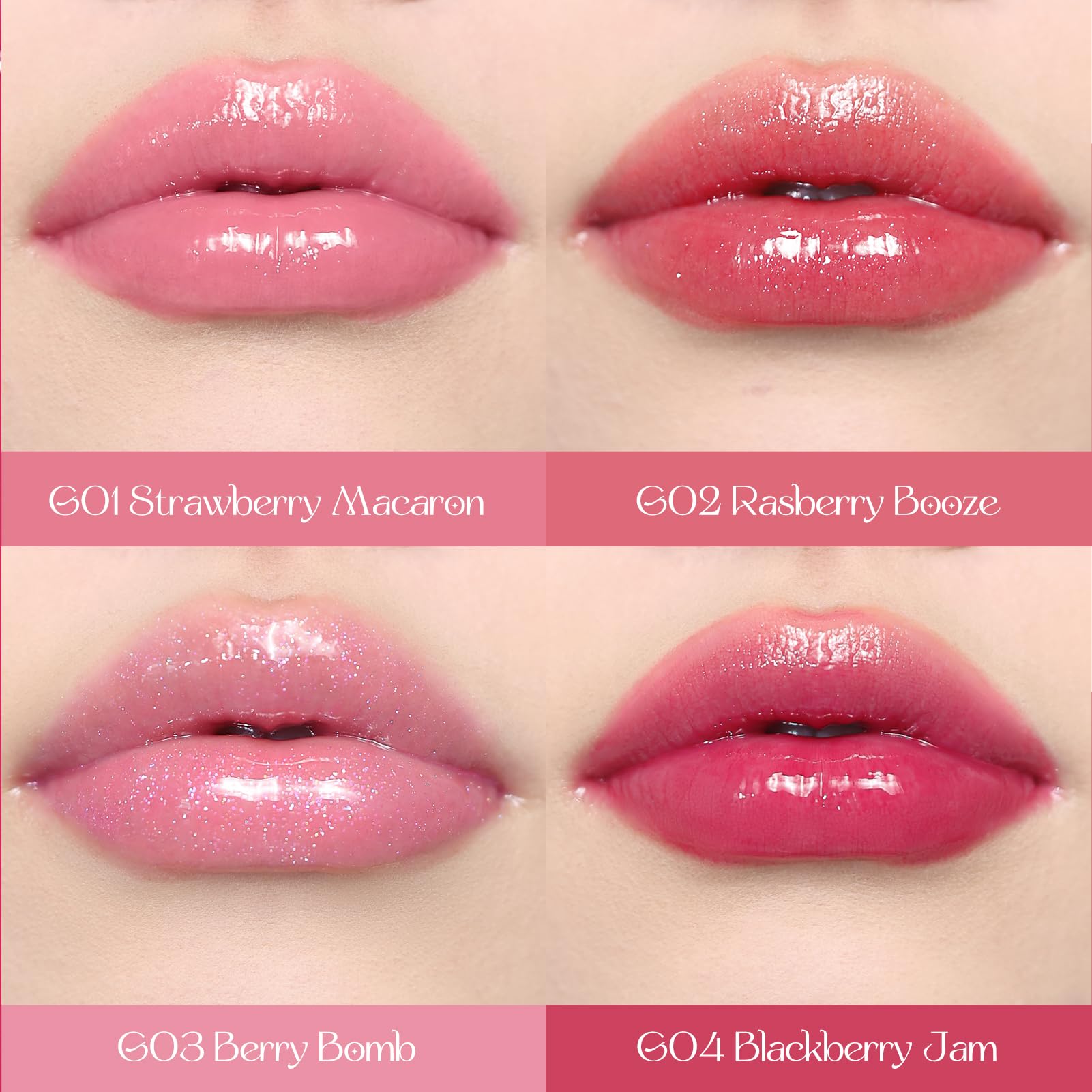 Flower Knows Violet Strawberry Rococo Glowy Lip Gloss