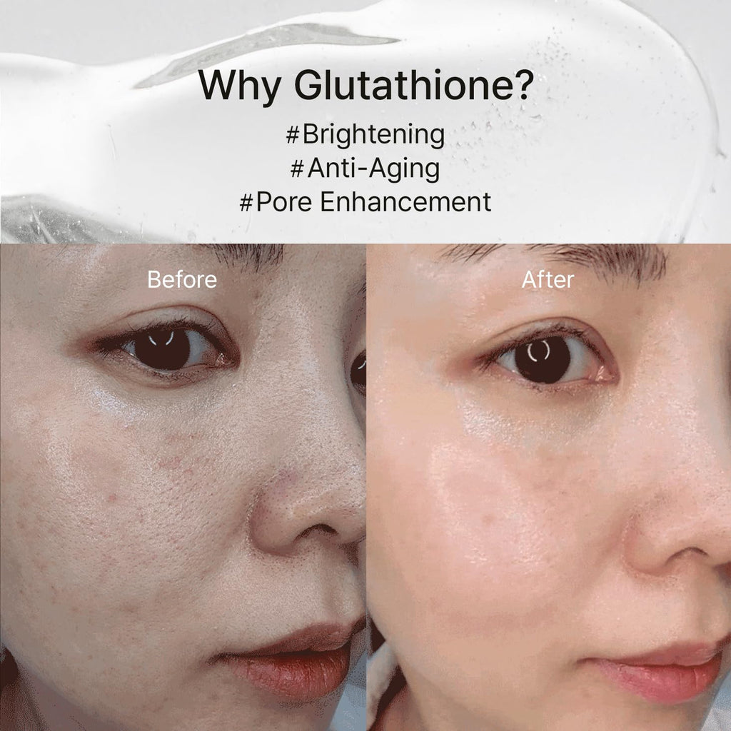 House of B Glow Glutathione 2-Step Face Film Set for Wrinkle Reduction & Skin Tone Enhancement, Shine Your Light with 3 Counts Korean Mask