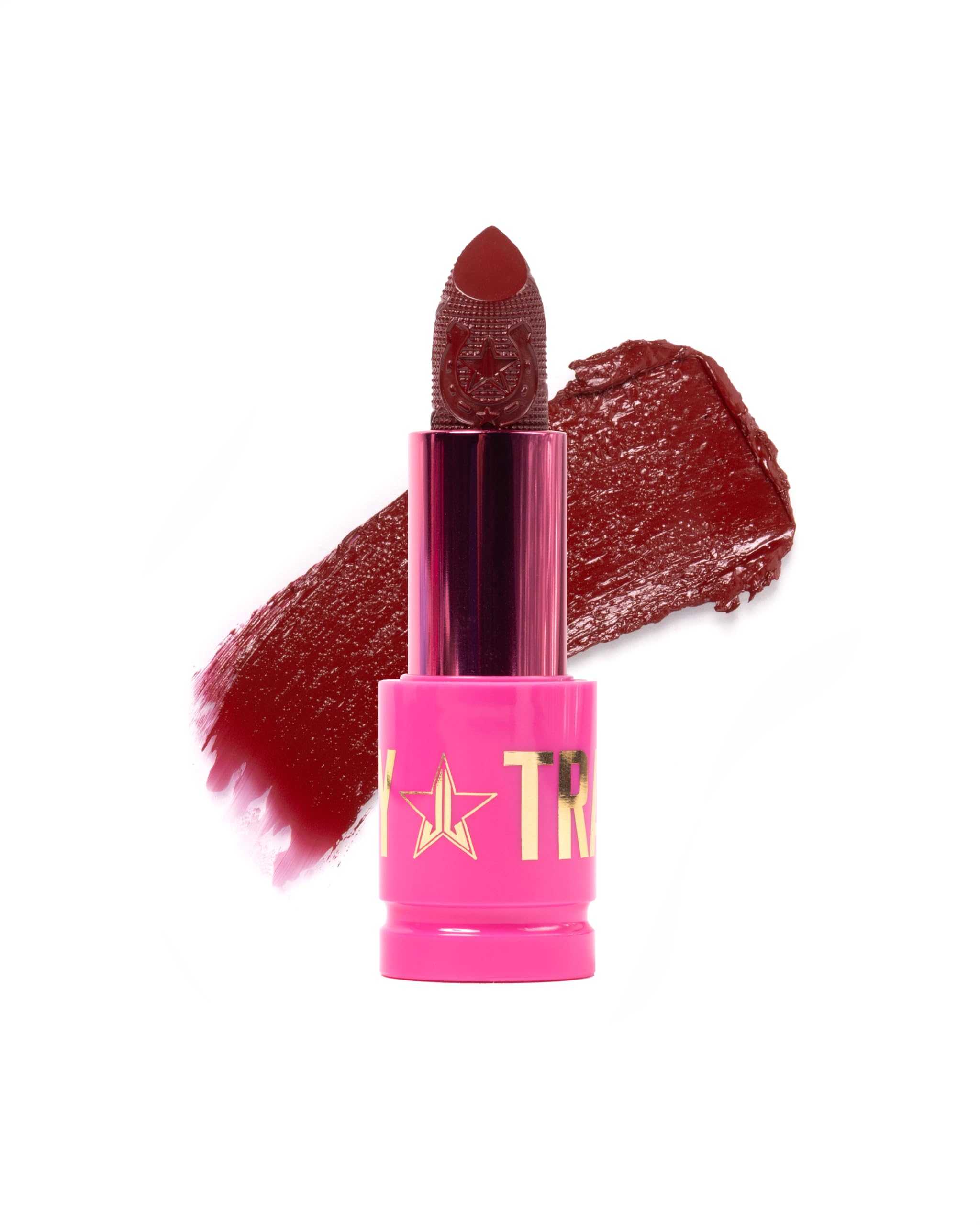 Jeffree Star Cosmetics Shiny Trap Lipstick, 13 Shades Collection, Creamy Formula, High Shine Finish, Nourishing with Pomegranate & Jojoba Oil, 0.11 oz (Dirt Road)