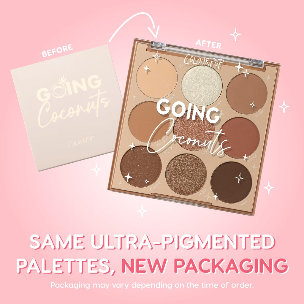Colourpop Nude Mood Eyeshadow Palette - Brown & Copper Palette with Metallic and Matte Finishes - High-Pigment Eye Makeup with a Long-Wearing Formula (0.3 oz)
