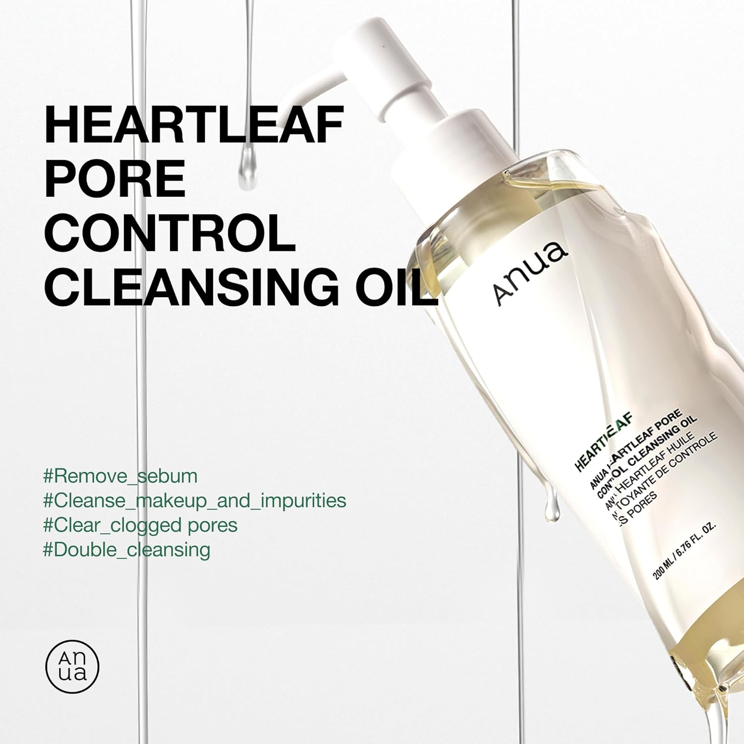 Anua Heartleaf Pore Control Cleansing Oil Korean Skincare
