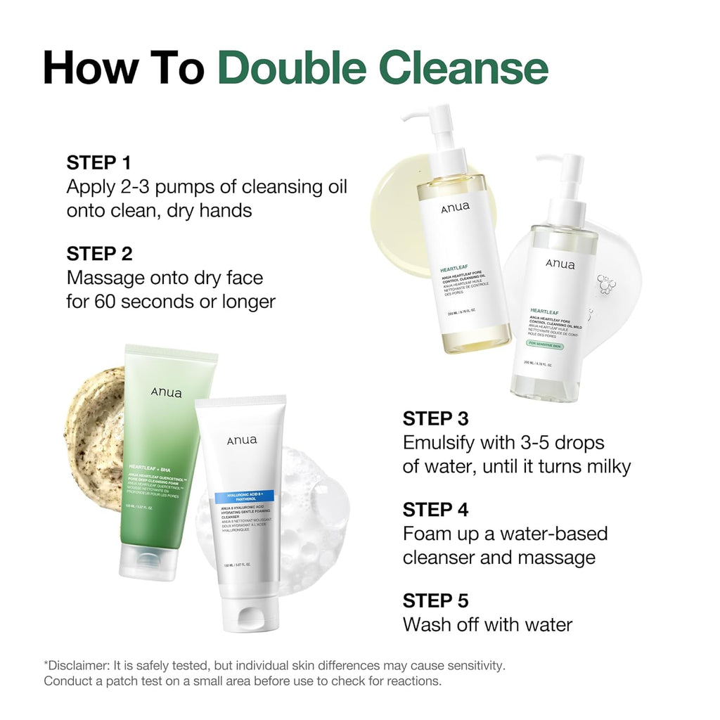 Anua Heartleaf Pore Control Cleansing Oil Korean Skincare