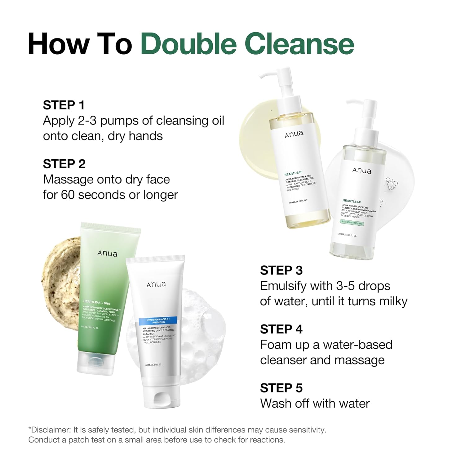 Anua Heartleaf Pore Control Cleansing Oil Korean Skincare