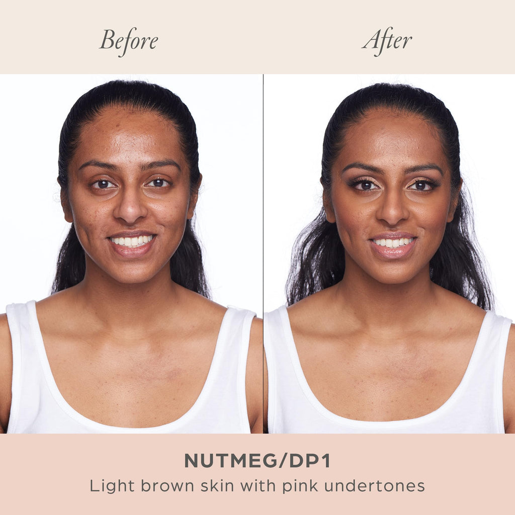 PÜR MINERALS 4-in-1 Love Your Selfie Longwear Foundation & Concealer Full Coverage Liquid Foundation, Hydrating Formula, Cruelty Free