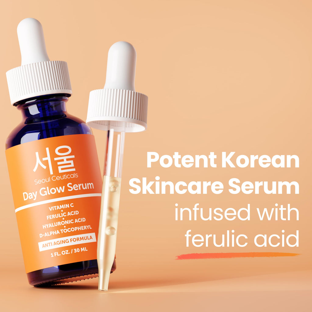 SeoulCeuticals PDRN Serum Salmon DNA Vitamin C Serum – Korean Skincare Anti Aging PDNR Skin Repair Booster – K Beauty Skin Care for Face 1oz