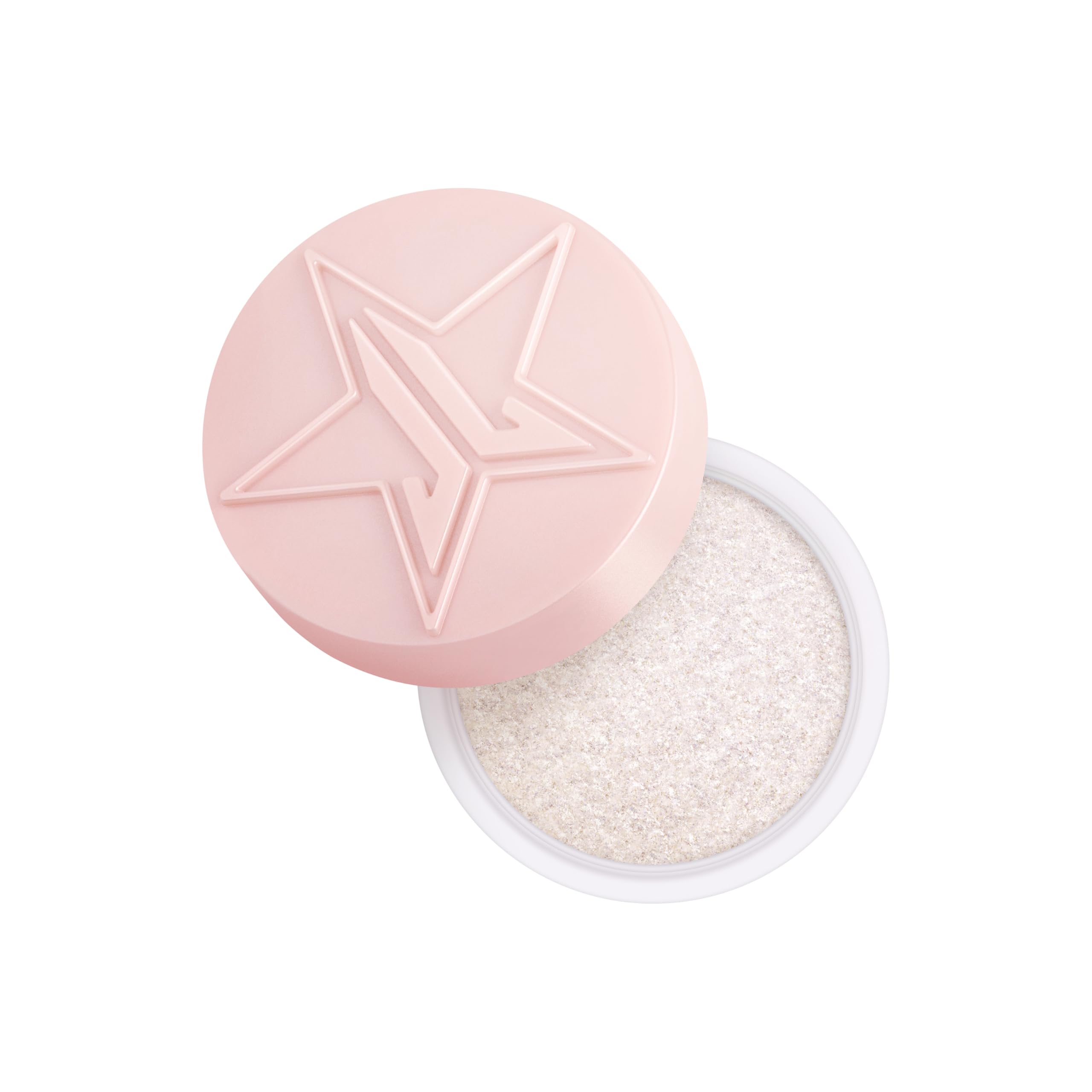Jeffree Star Cosmetics Eye Gloss Powder, Wet-Powder Eyeshadow, High-Intensity Glass Effect, Brilliant Pearls, 0.16 oz, 4 Colors (Blunt of Diamonds)