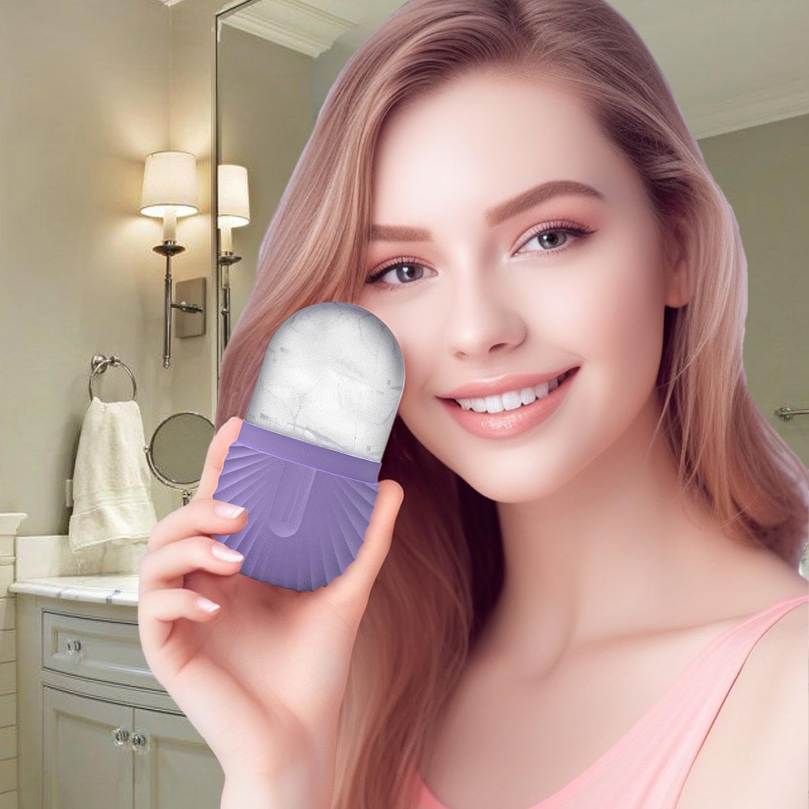 Silicone Ice Roller For Face, Ice Facial, (As seen on TikTok)