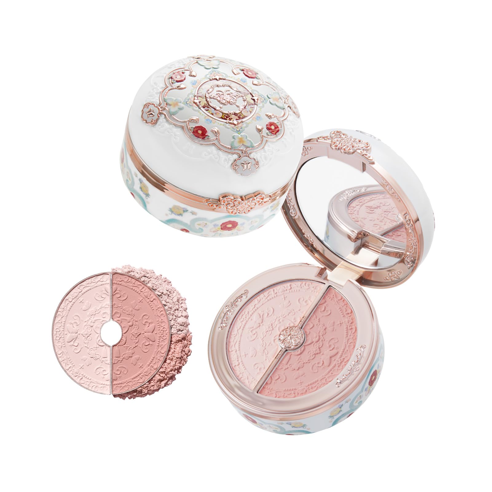 Flower Knows Butterfly Cloud Collar Rouge Box Highlighting & Blush Duo Powder