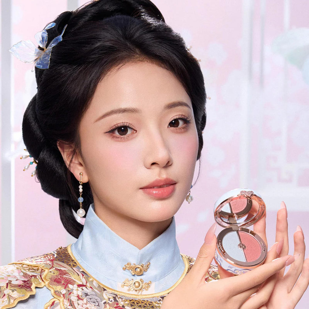 Flower Knows Butterfly Cloud Collar Rouge Box Highlighting & Blush Duo Powder