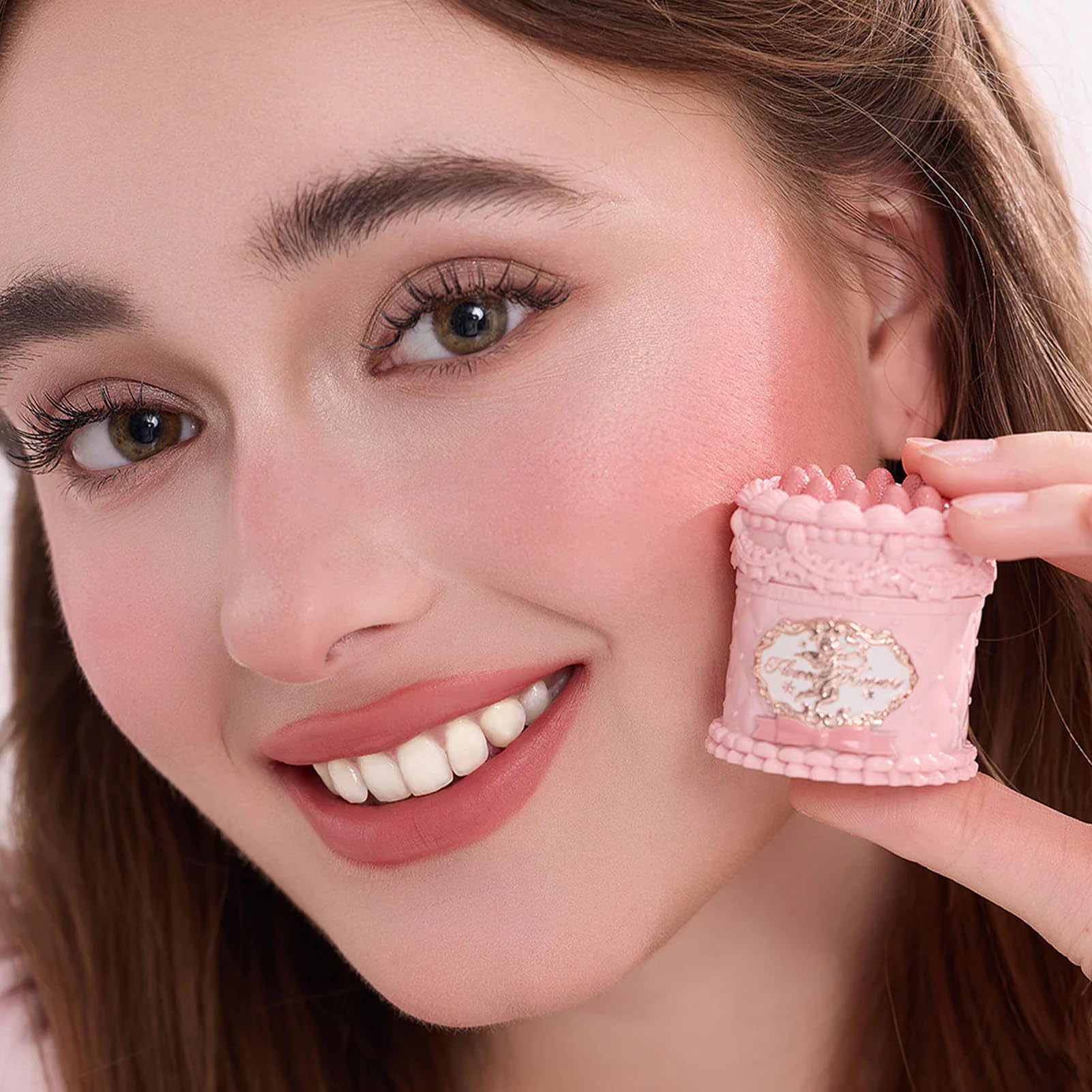 Flower Knows Strawberry Cupid Cake Lip Cream,Velvety-Smooth Matte Liquid