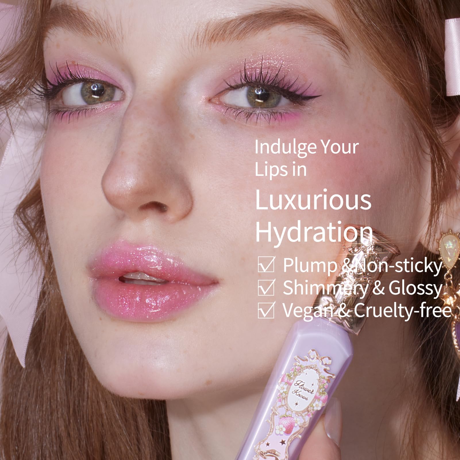 Flower Knows Violet Strawberry Rococo Glowy Lip Gloss