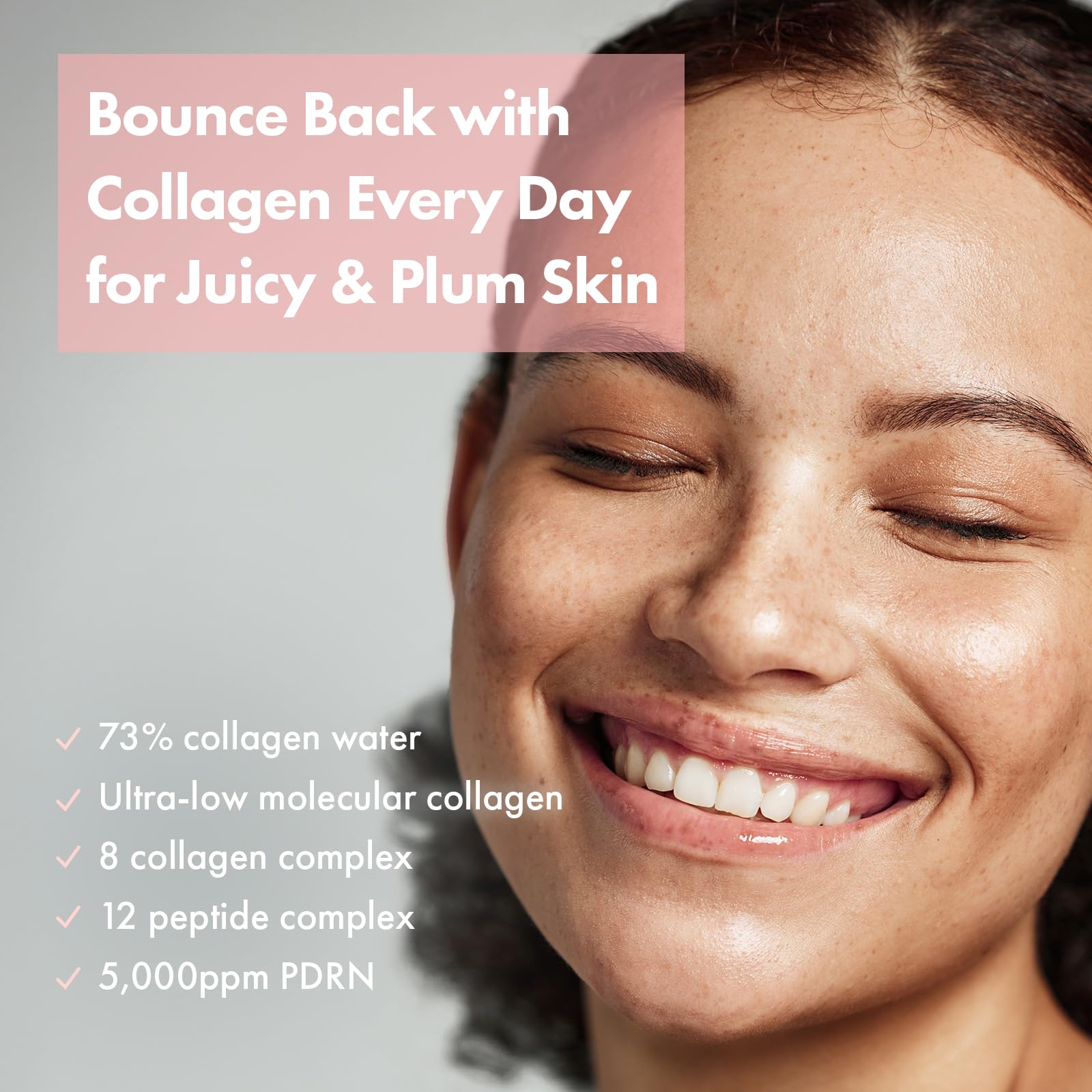 TOSOWOONG PDRN Collagen Jelly Cream, 5,000ppm Salmon DNA PDRN, Niacinamide, Hydrolyzed Collagen, Glow, Hydrating, Firming, Uneven Skin Tone, No artificial color, Korean Skin Care, 50ml, 1.69 fl.oz.