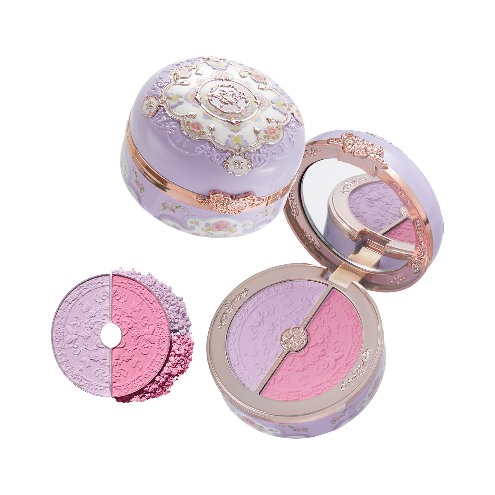 Flower Knows Butterfly Cloud Collar Rouge Box Highlighting & Blush Duo Powder
