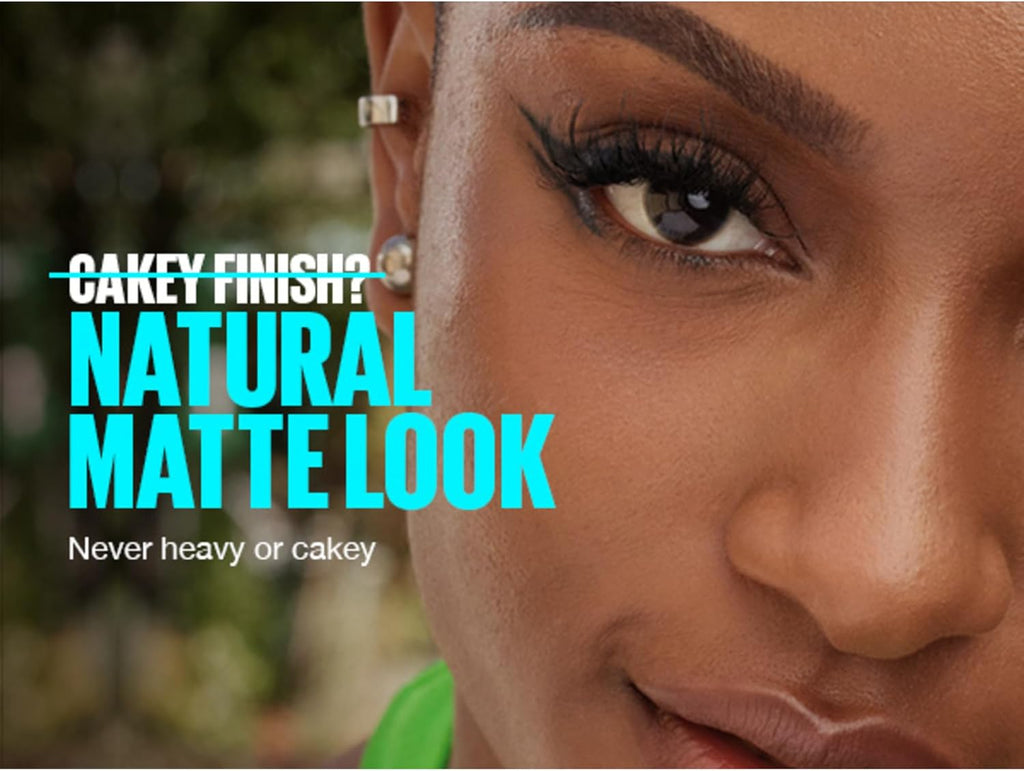 Maybelline New York Fit Me Matte + Poreless Foundation Makeup, Ultra-Lightweight Formula Controls Shine, for Normal to Oily Skin, Nude Beige, 125, 30 ml