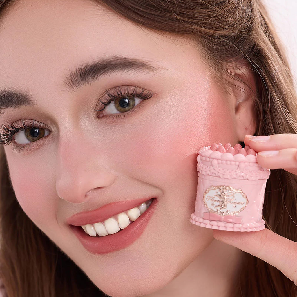 Flower Knows Strawberry Cupid Cake Lip Cream,Velvety-Smooth Matte Liquid