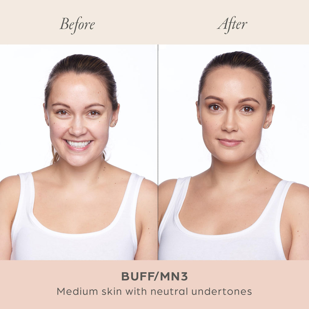 PÜR MINERALS 4-in-1 Love Your Selfie Longwear Foundation & Concealer Full Coverage Liquid Foundation, Hydrating Formula, Cruelty Free