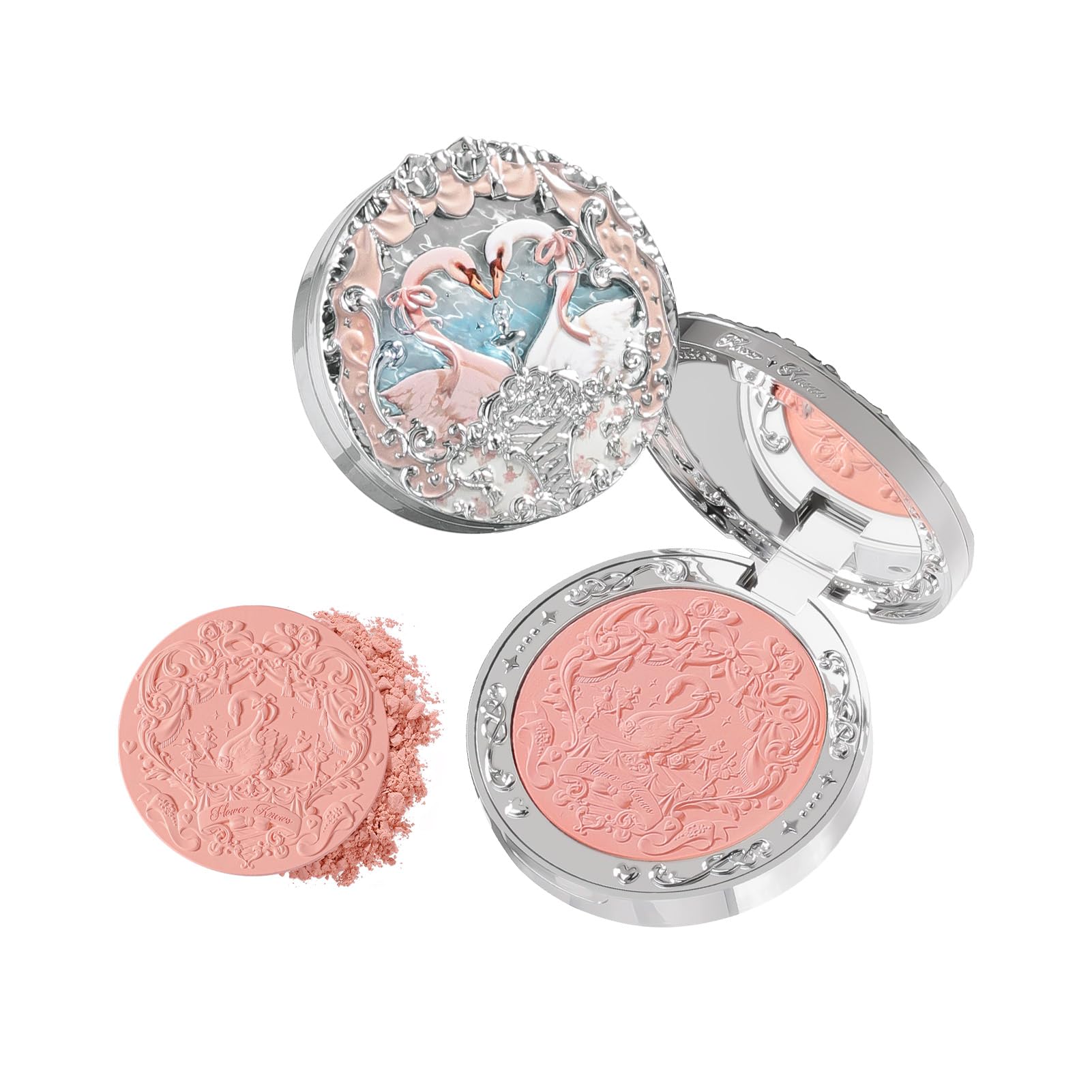 Flower Knows Swan Ballet Embossed Blush
