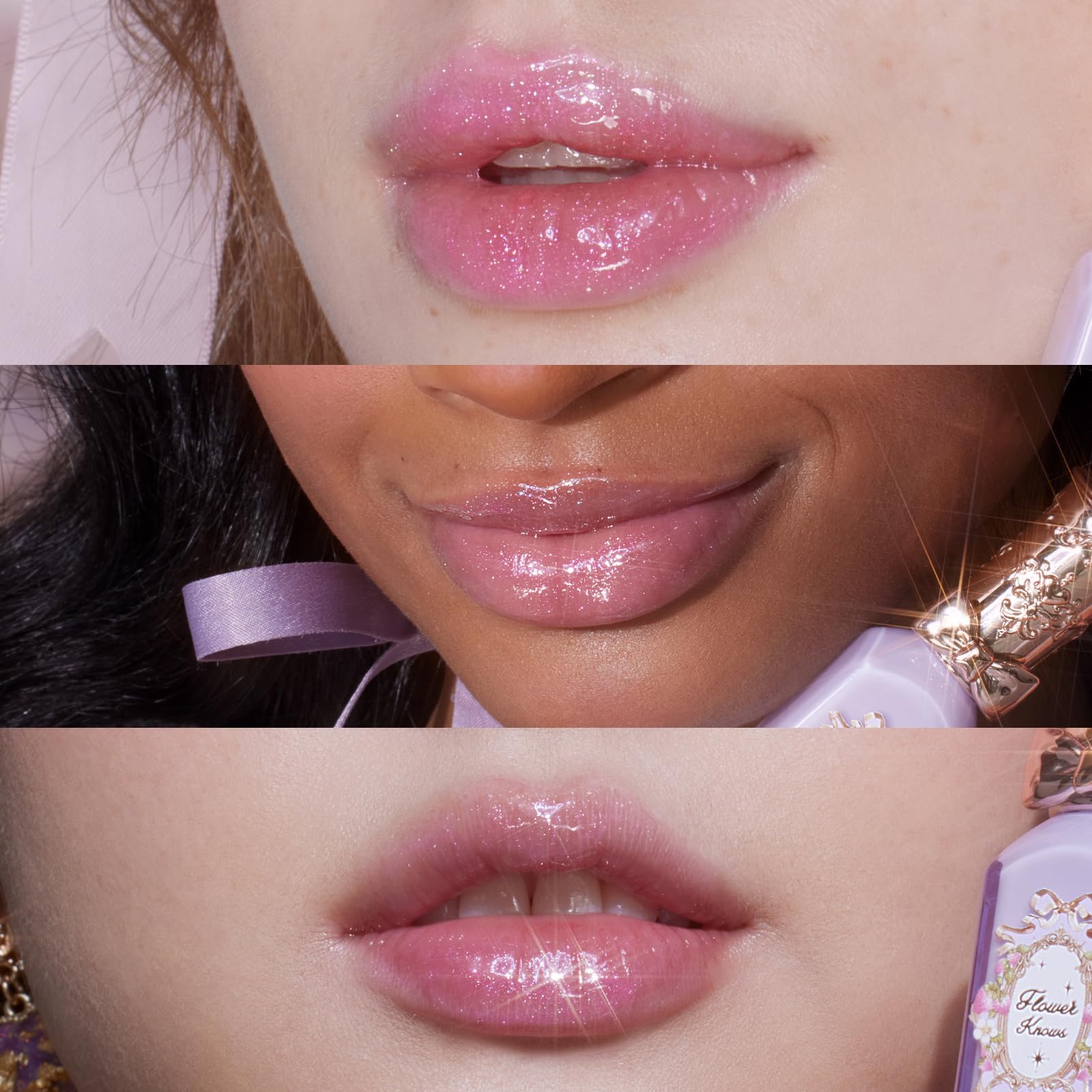 Flower Knows Violet Strawberry Rococo Glowy Lip Gloss